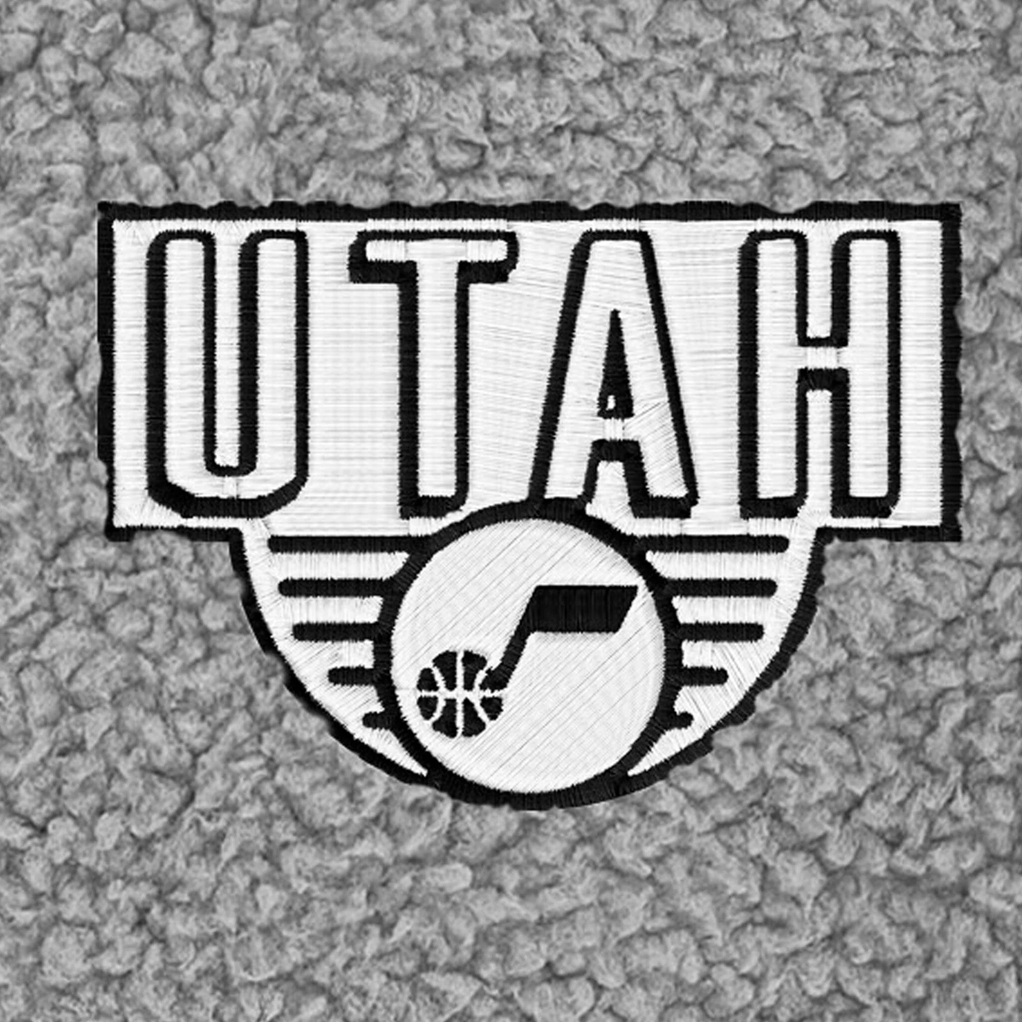 Infant & Toddler Neutral Gray Utah Jazz Quarter-Zip Pullover - Image 3