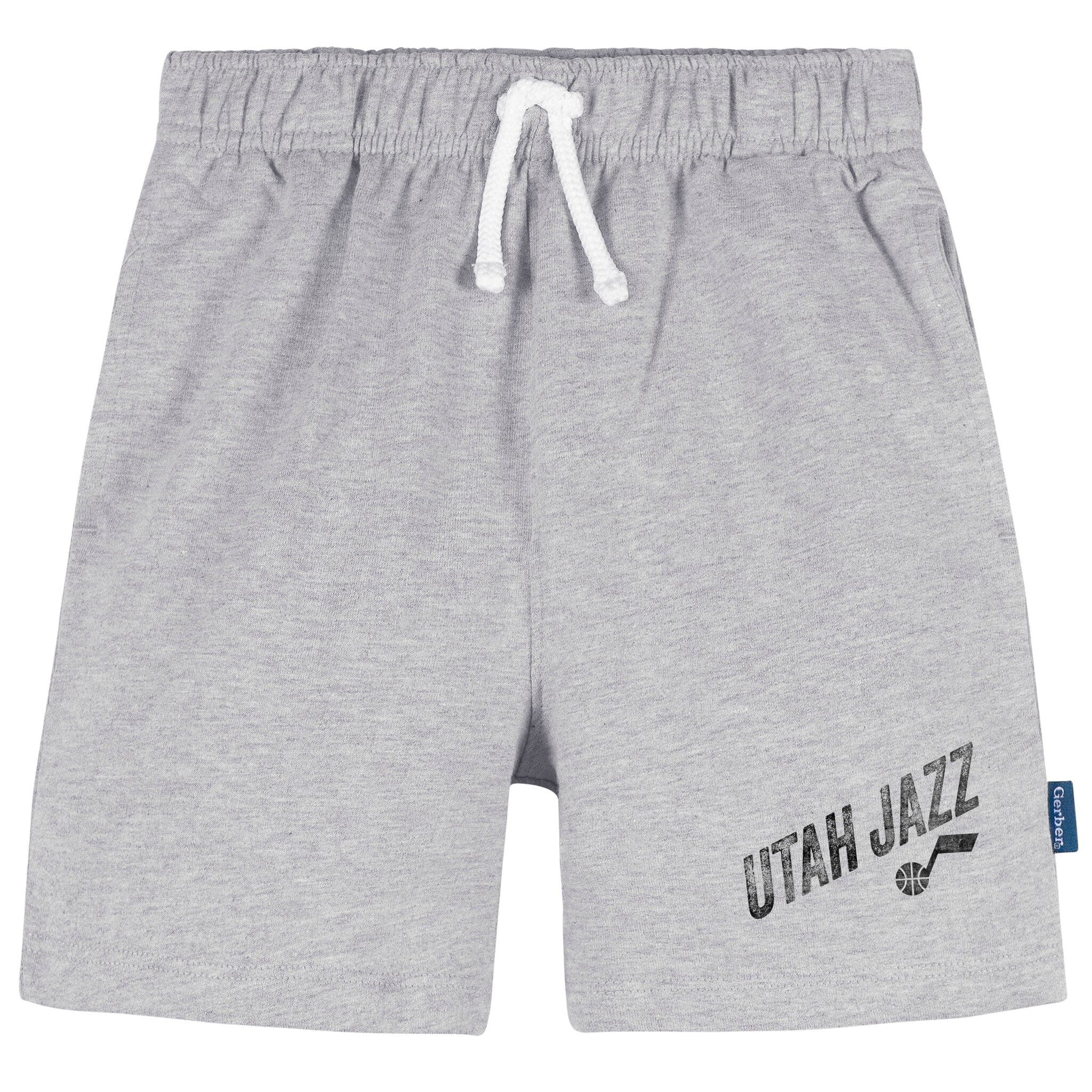 Infant & Toddler Neutral Gray Utah Jazz Shorts