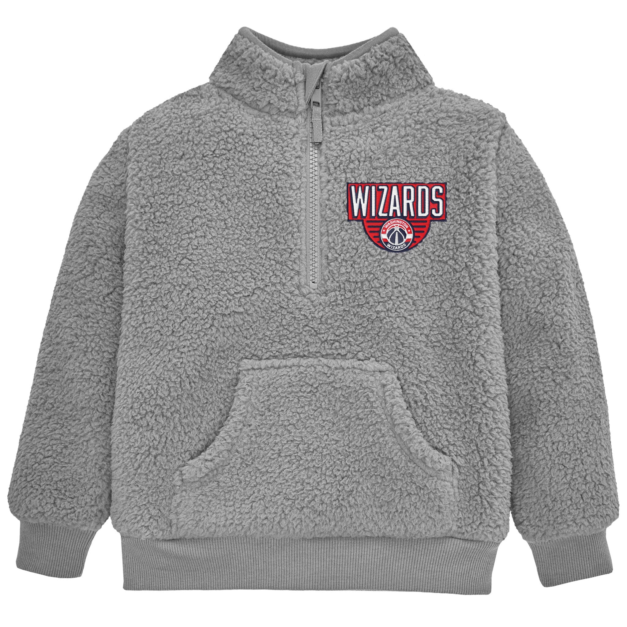 Infant & Toddler Neutral Gray Washington Wizards Quarter-Zip Pullover