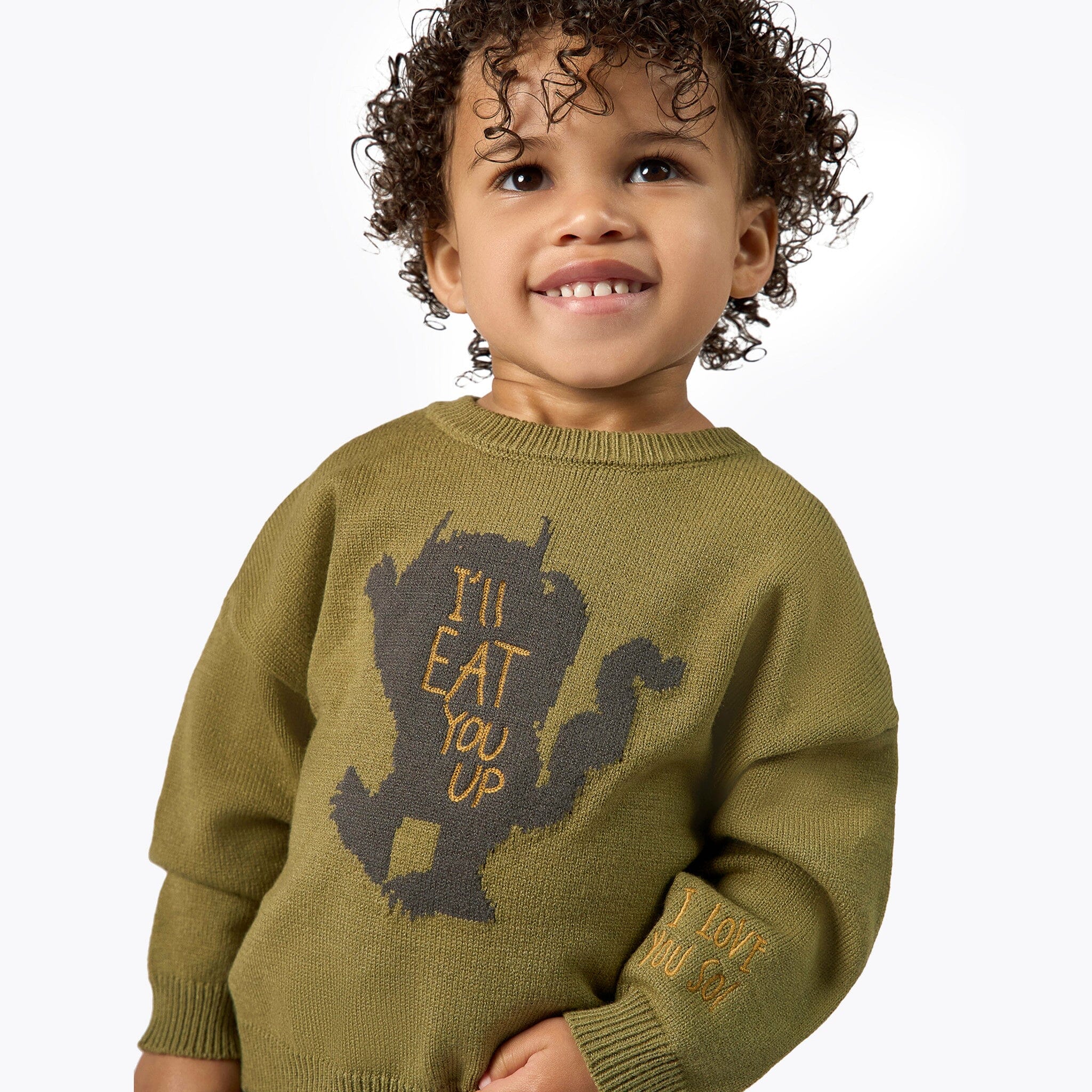 Infant & Toddler Neutral I'll Eat You Up Where The Wild Things Are Sweater - Image 2