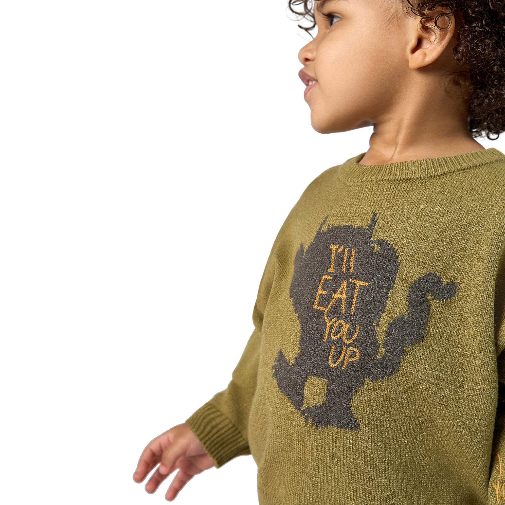 Infant & Toddler Neutral I'll Eat You Up Where The Wild Things Are Sweater - Image 3