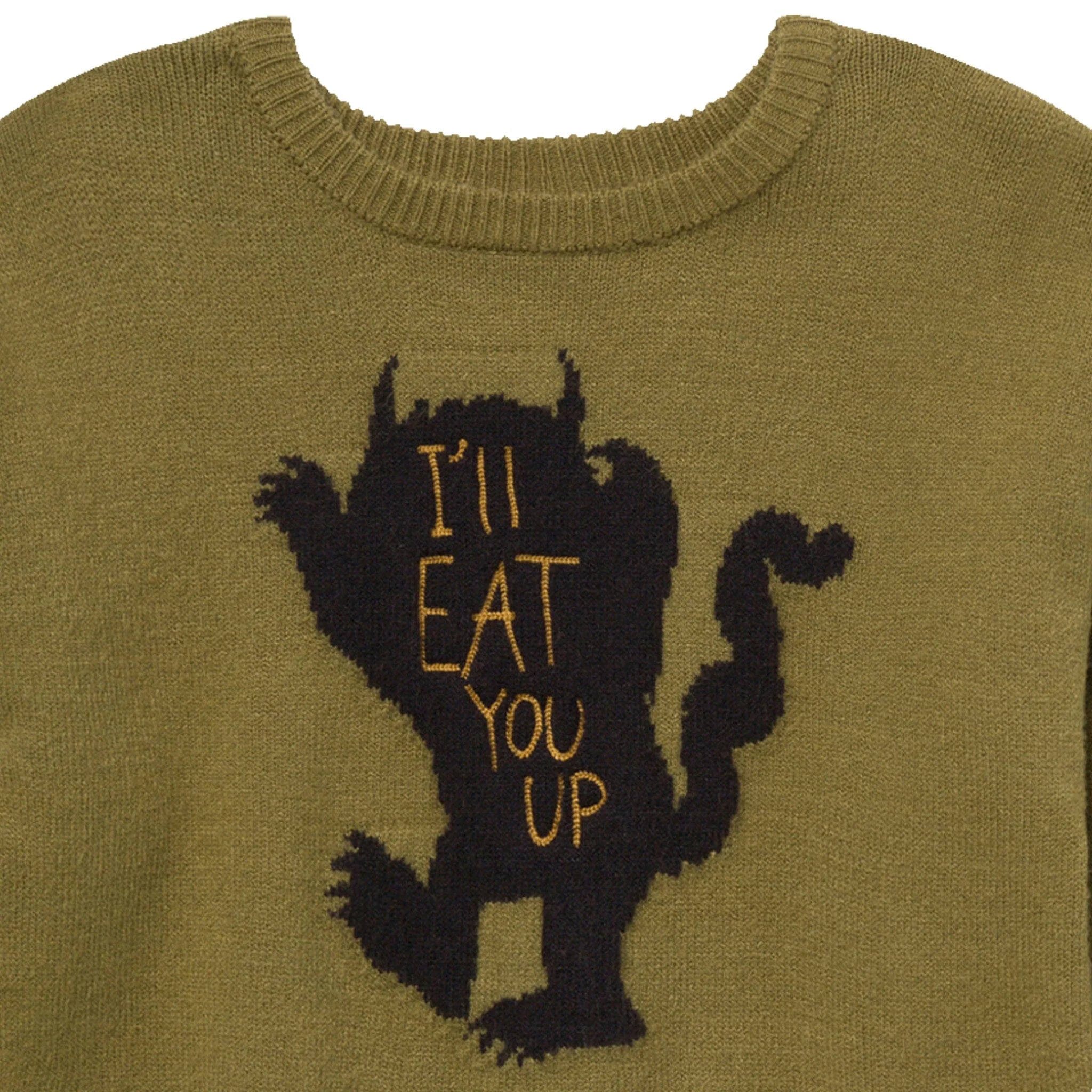 Infant & Toddler Neutral I'll Eat You Up Where The Wild Things Are Sweater - Image 5