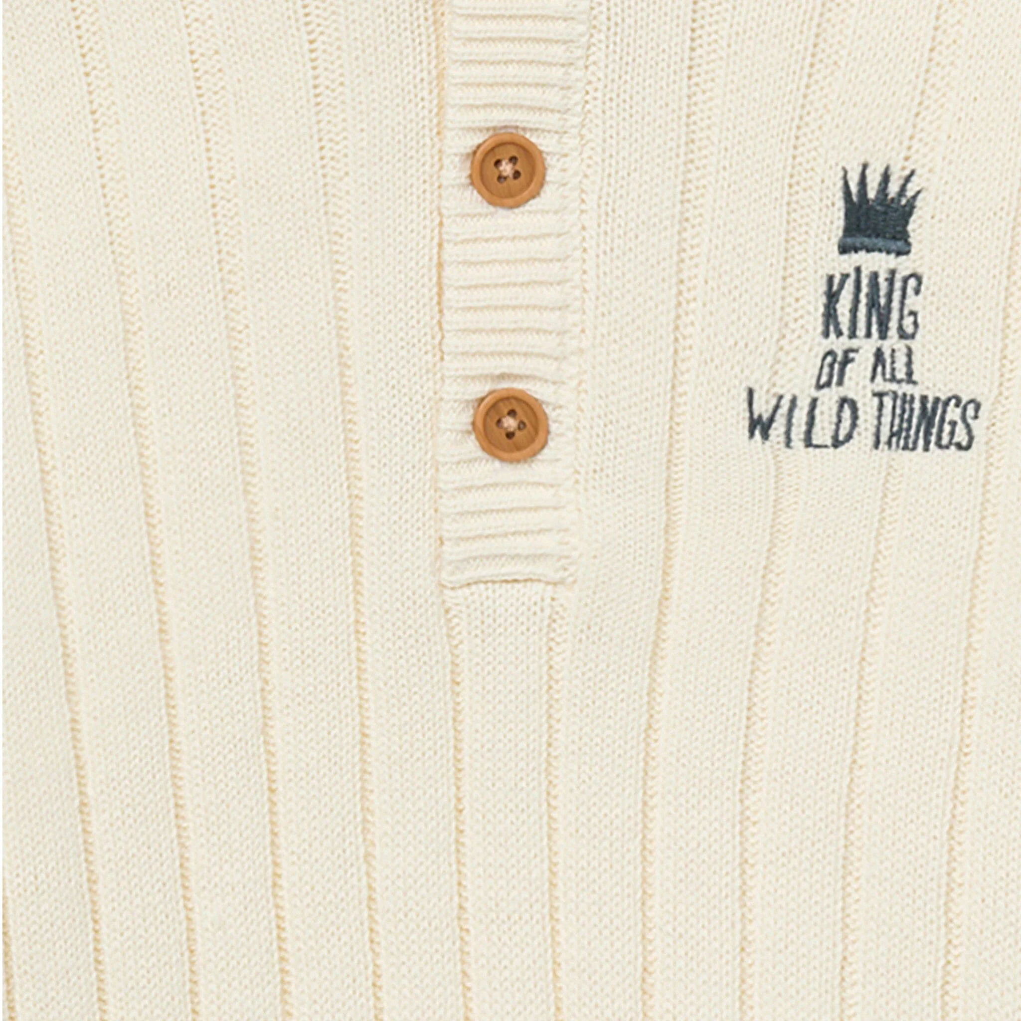 Infant & Toddler Neutral Ivory Crown Where The Wild Things Are Hooded Sweater - Image 5