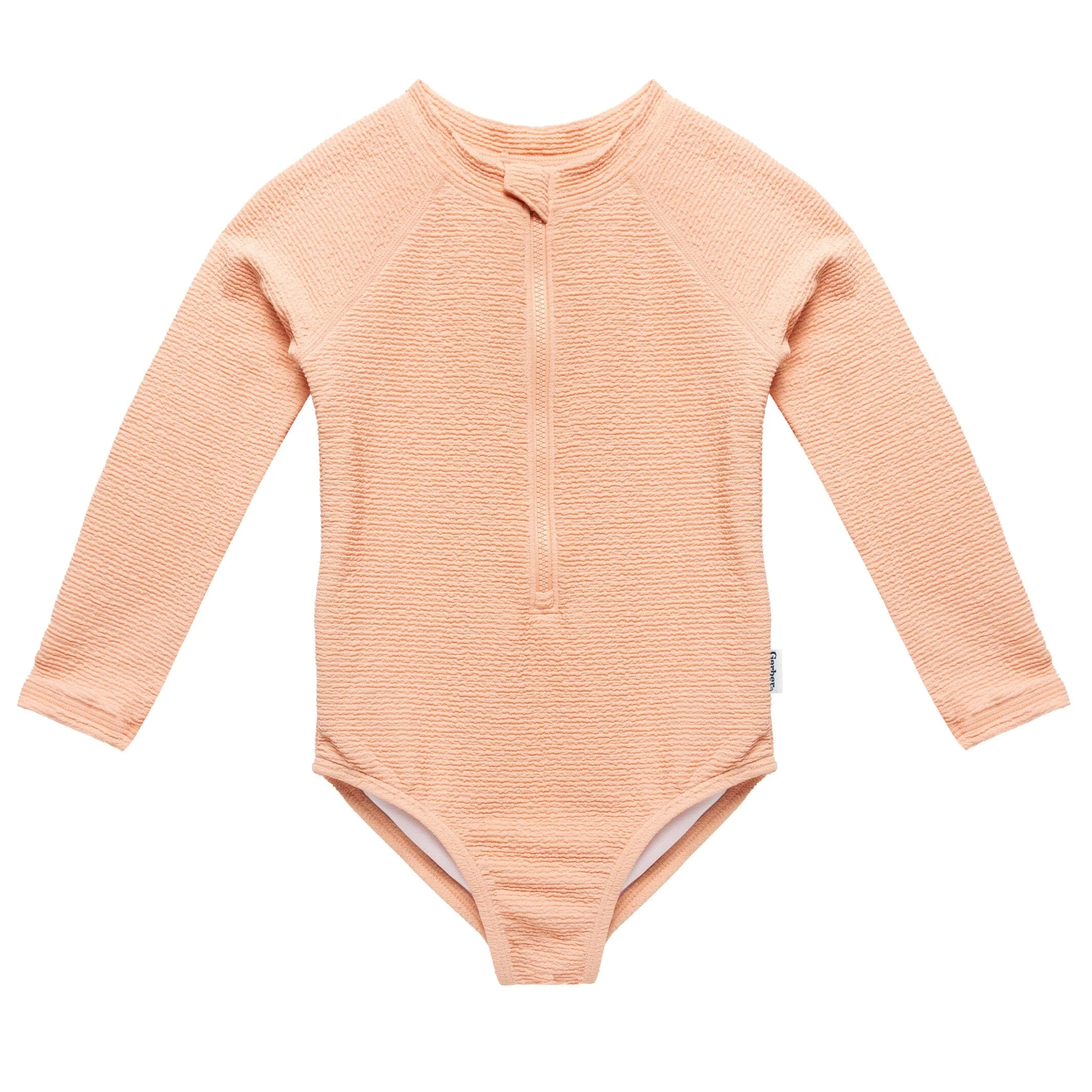 Toddler Girls UPF 50+ Peach Rash Guard