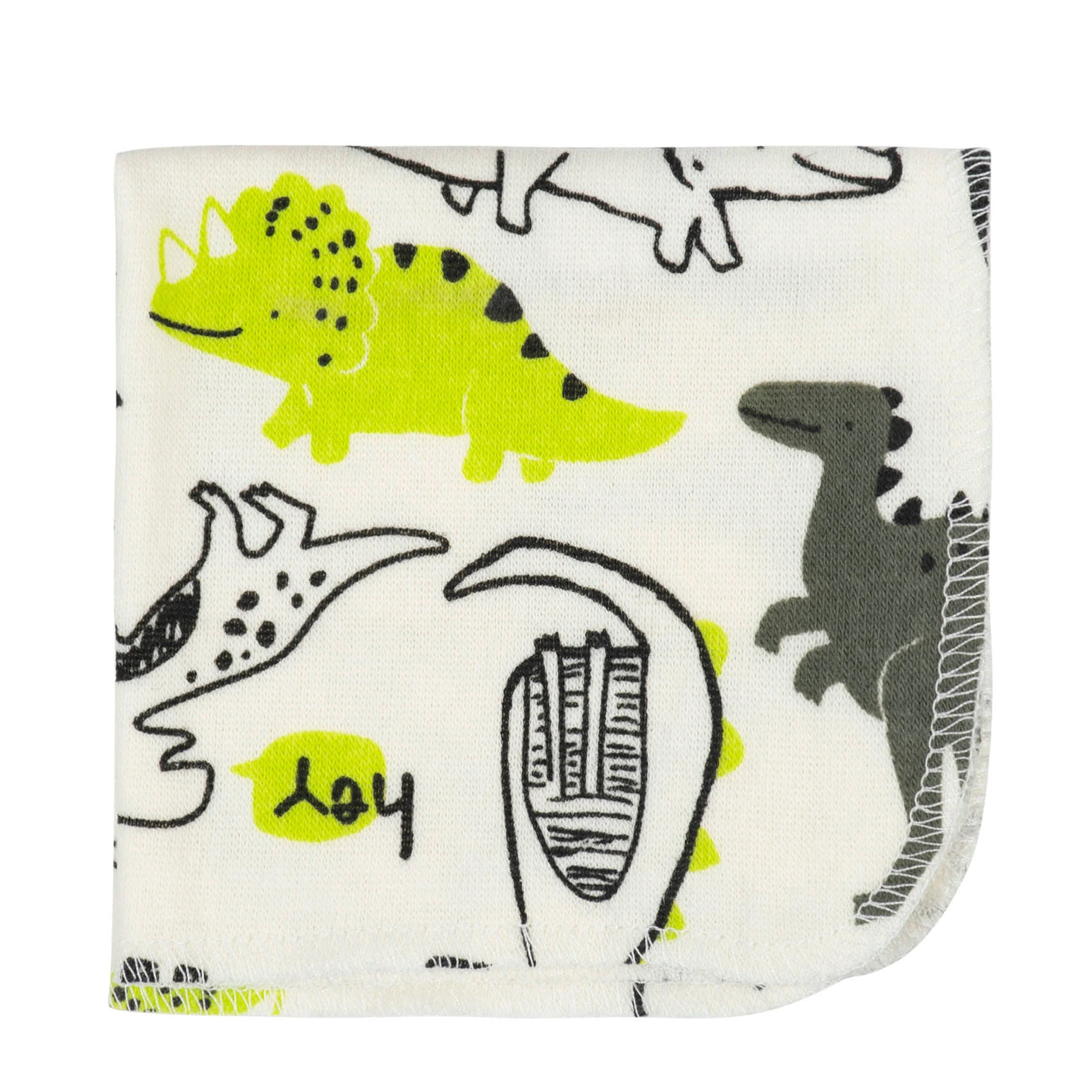10-Pack Baby Boys Camo Dinosaur Washcloths - Image 2