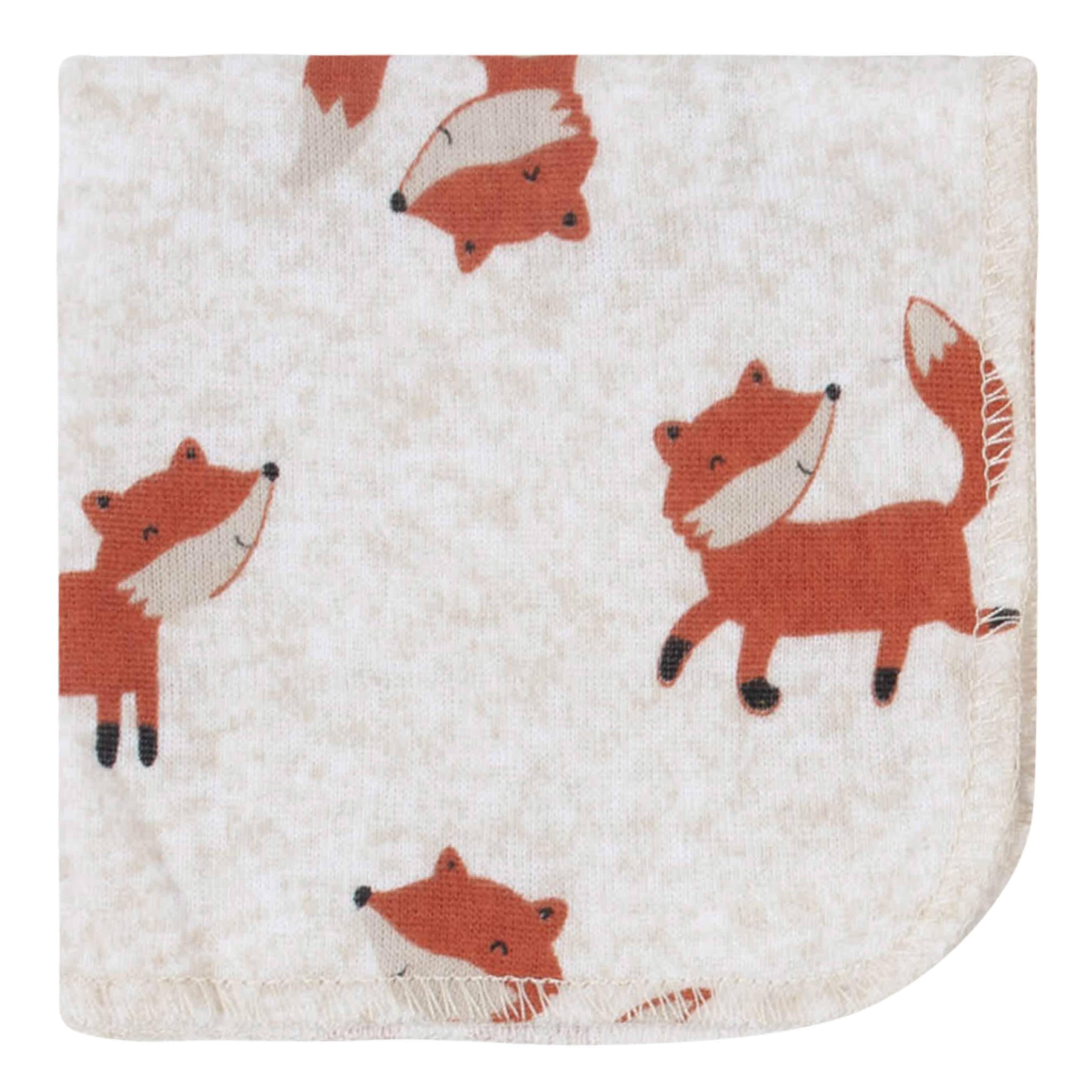 10-Pack Baby Boys Fox Washcloths - Image 2