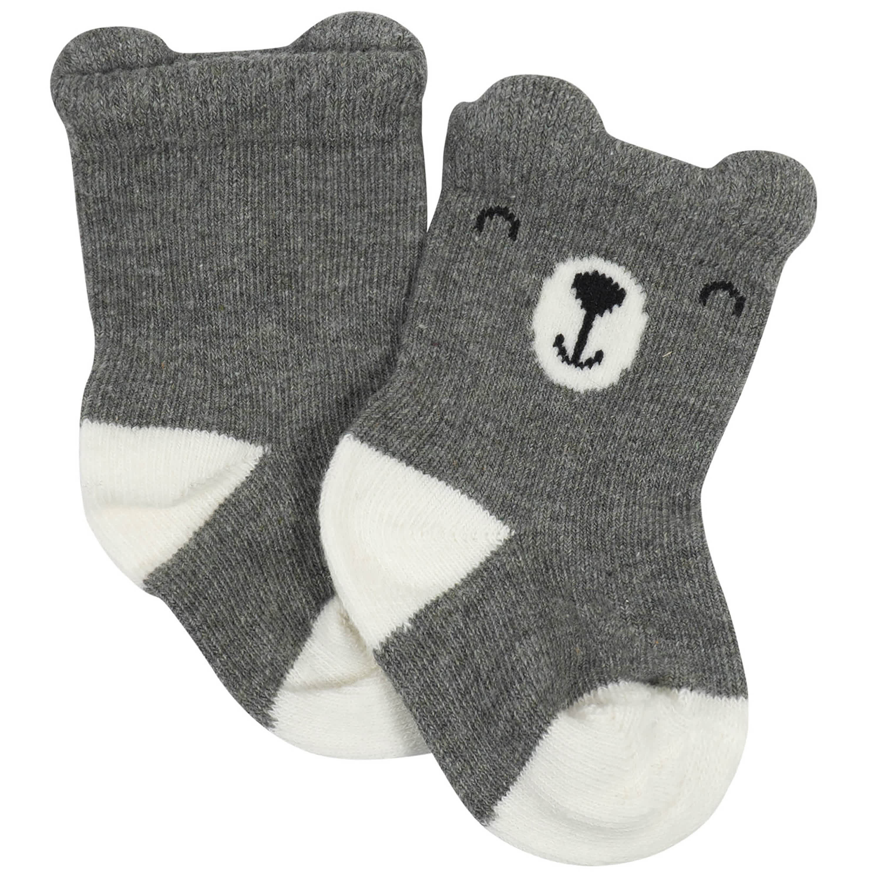 10-Pack Baby Boys Lion & White Wiggle Proof® Socks - Image 5