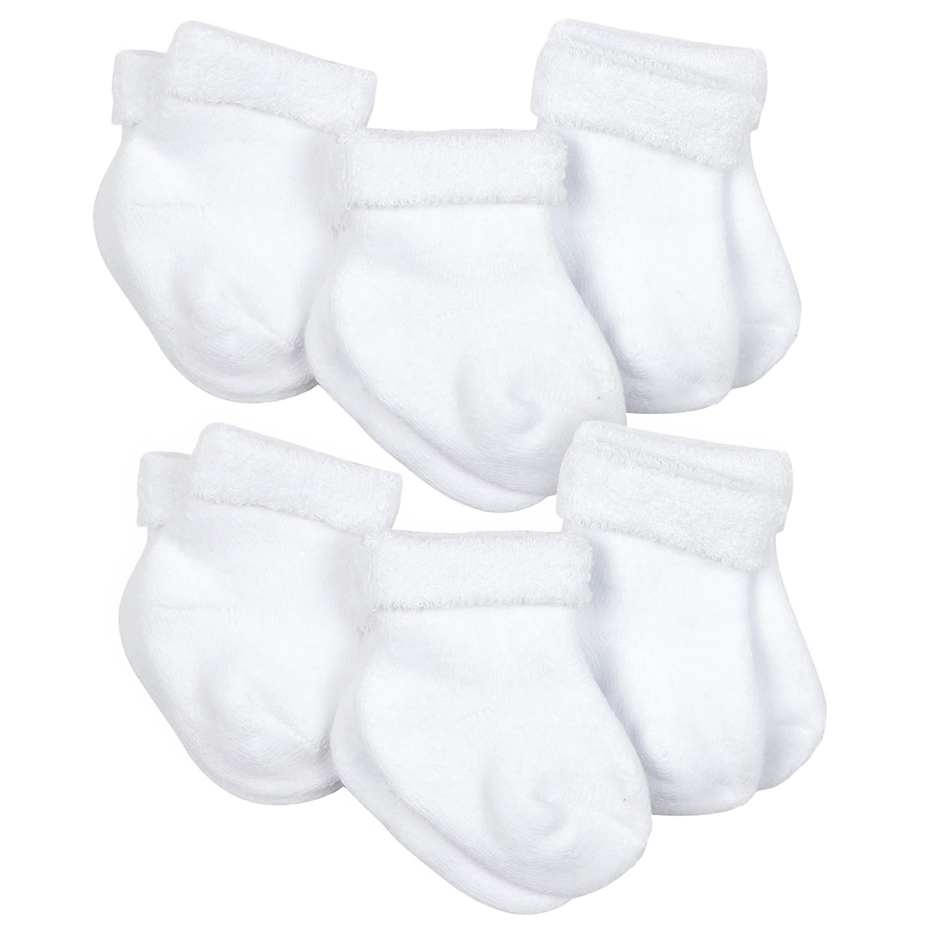 10-Pack Baby Boys Lion & White Wiggle Proof® Socks - Image 7