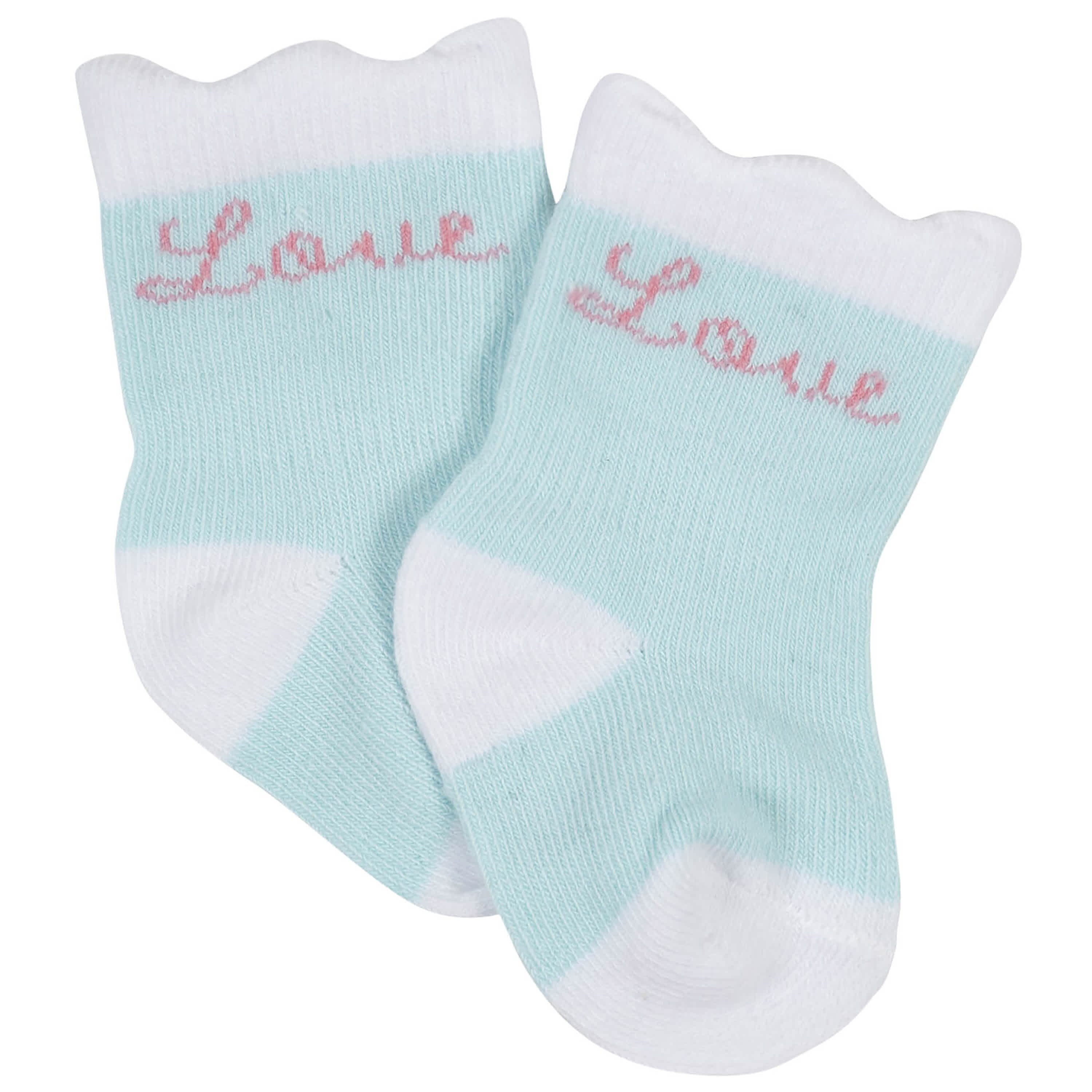 10-Pack Baby Girls Fairy Tale & White Wiggle Proof® Socks - Image 6