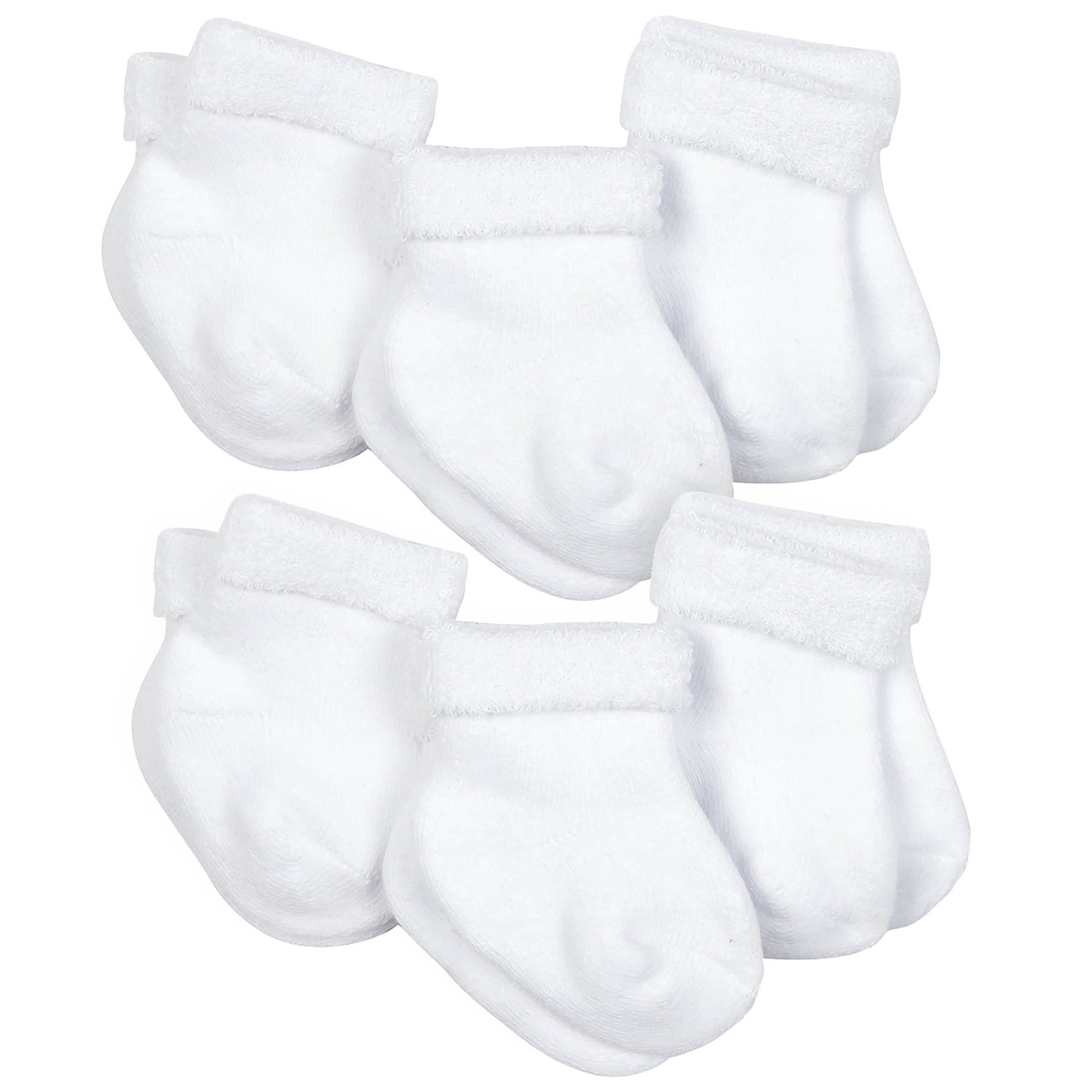 10-Pack Baby Girls Fairy Tale & White Wiggle Proof® Socks - Image 7