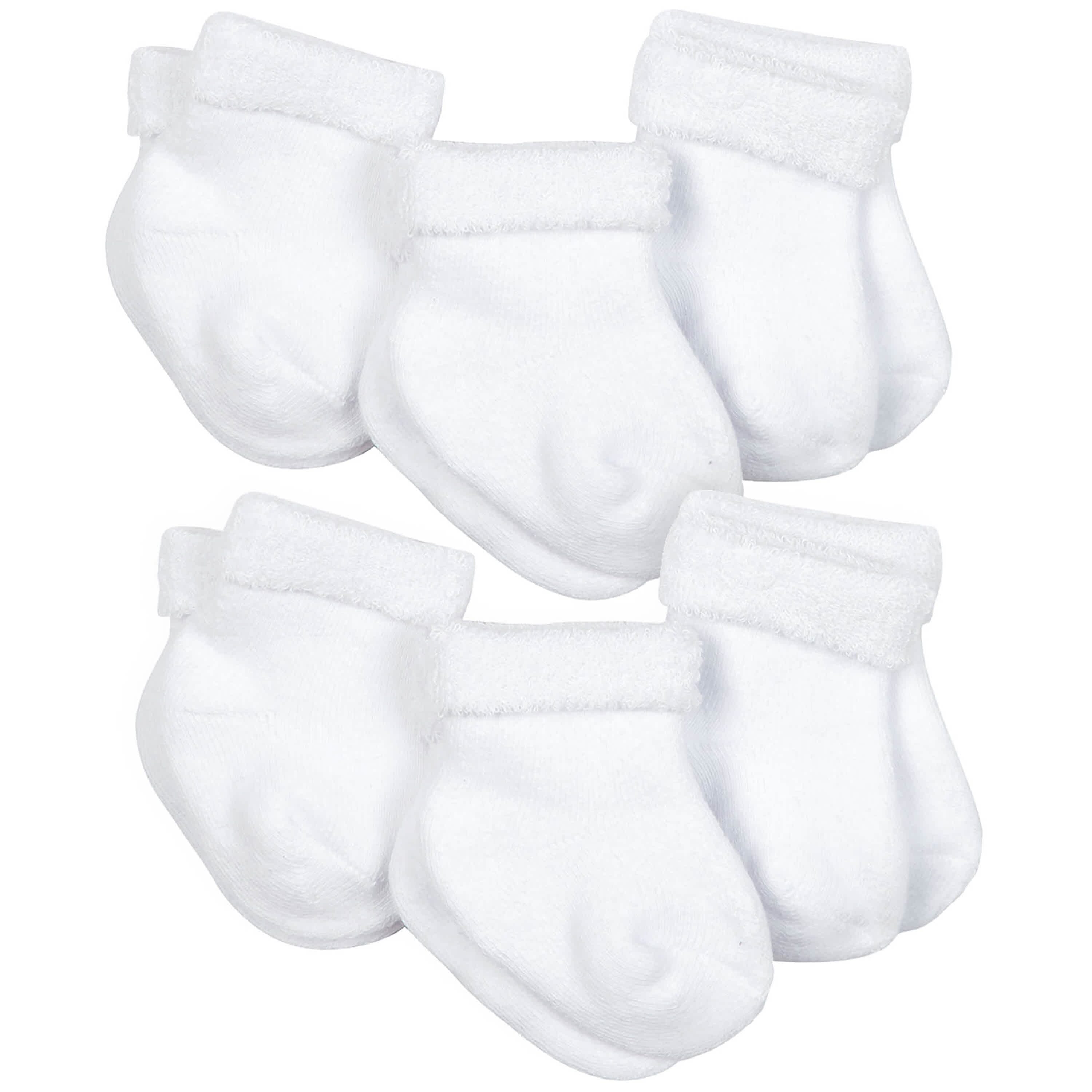 10-Pack Baby Girls Love You & White Wiggle Proof® Socks - Image 7