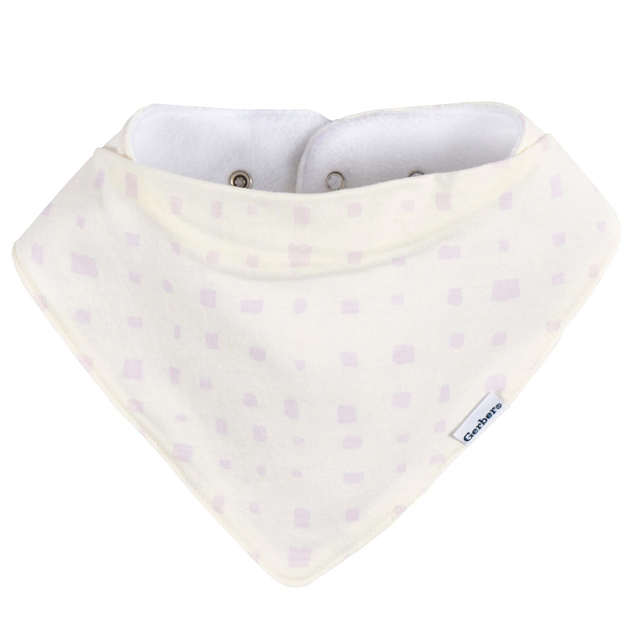 10-Pack Baby Girls Pink Plaid Jersey Bandana Bibs - Image 5