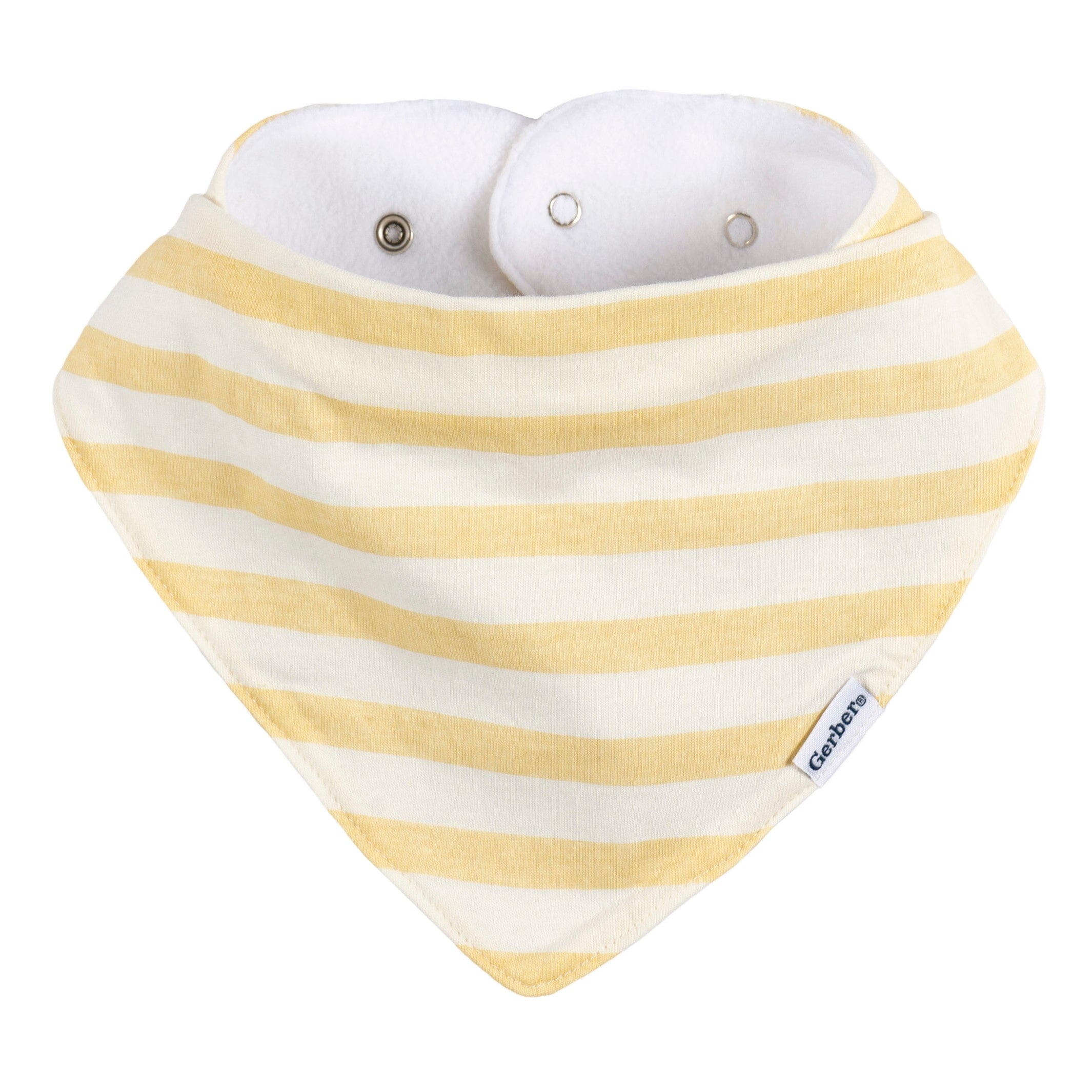 10-Pack Baby Girls Pink Plaid Jersey Bandana Bibs - Image 7