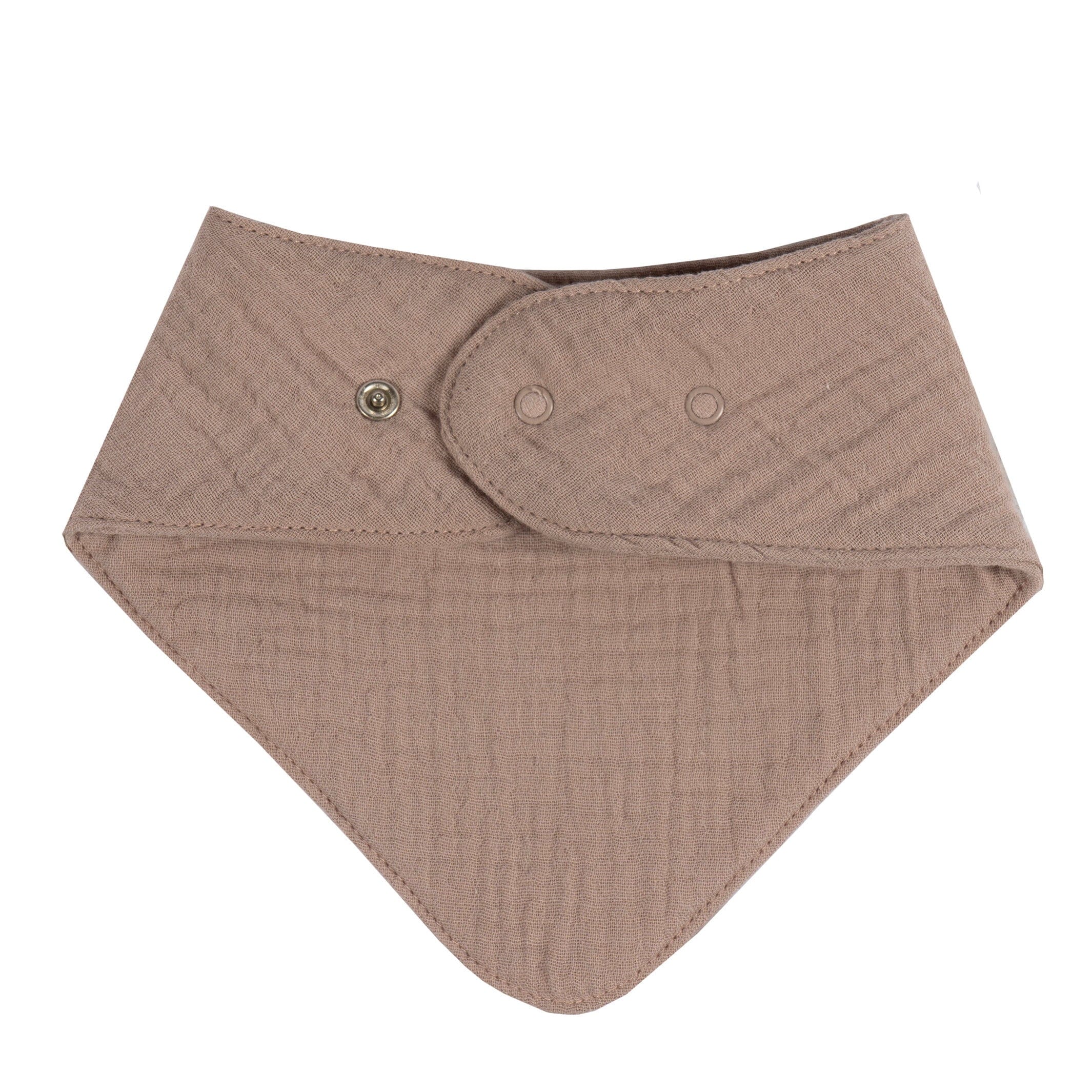 10-Pack Baby Neutral Multi Browns Muslin Bandana Bibs - Image 2