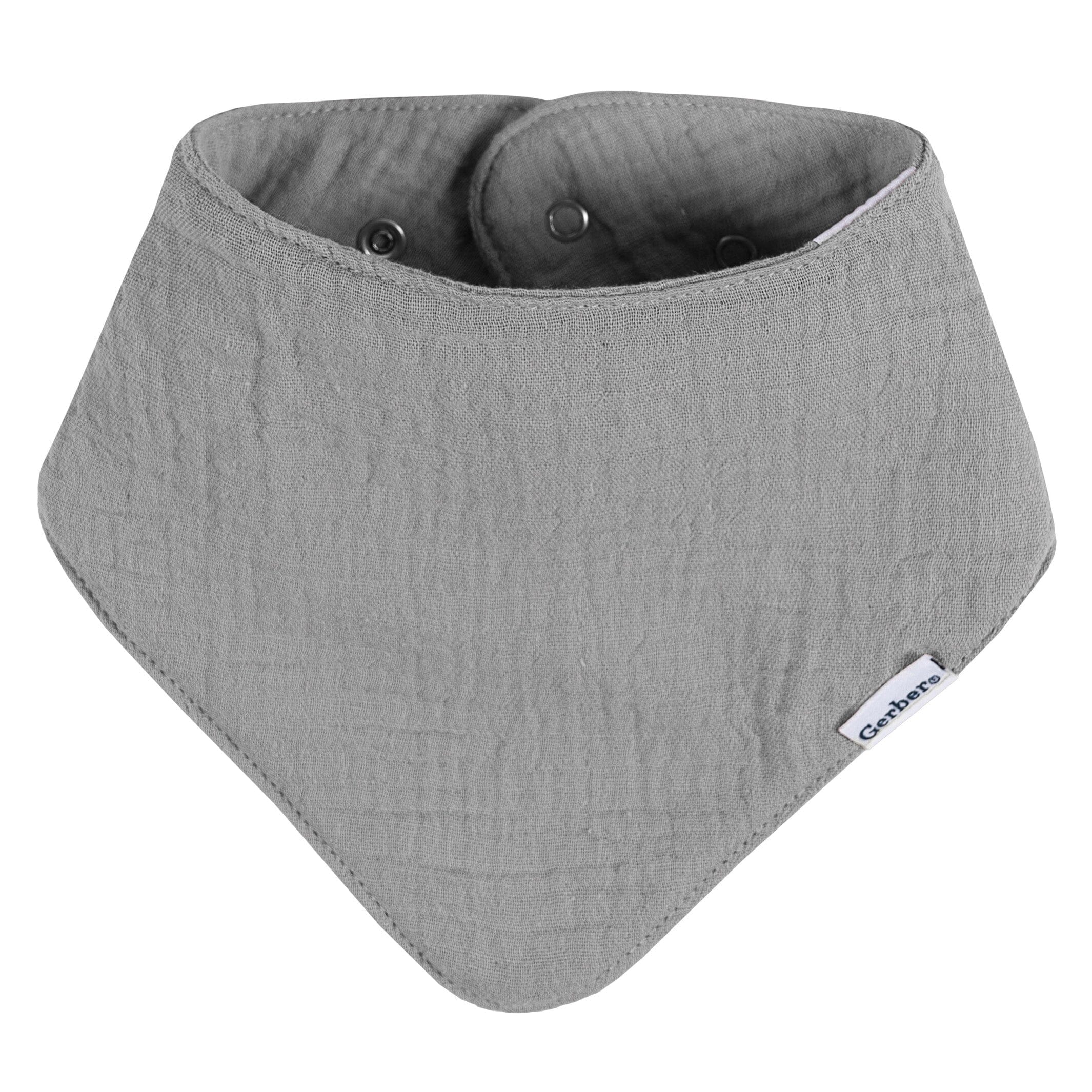 10-Pack Baby Neutral Black & White Muslin Bandana Bibs - Image 10