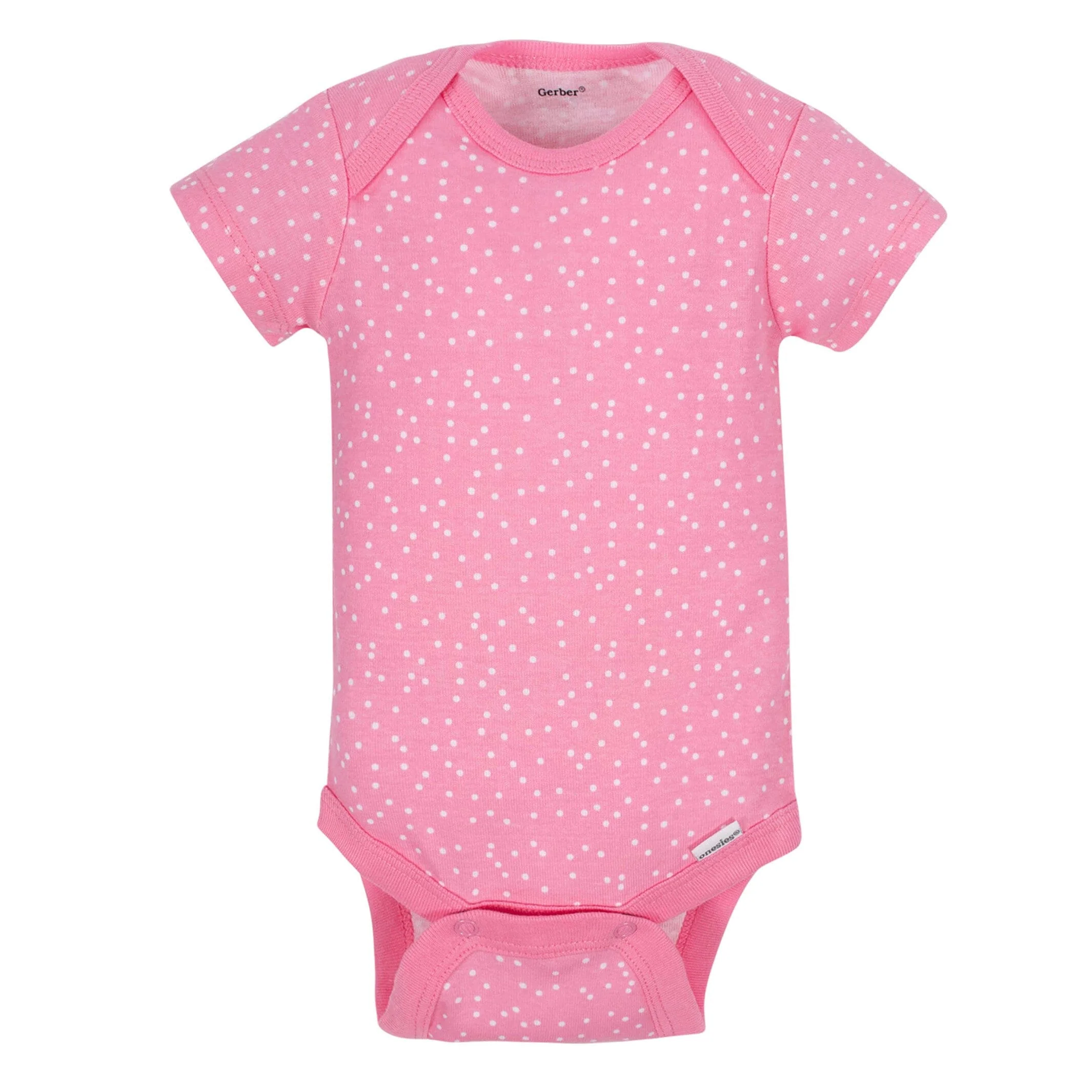 8-Pack Baby Girl Kitty Short Sleeve Onesies® Brand Bodysuits - Image 6
