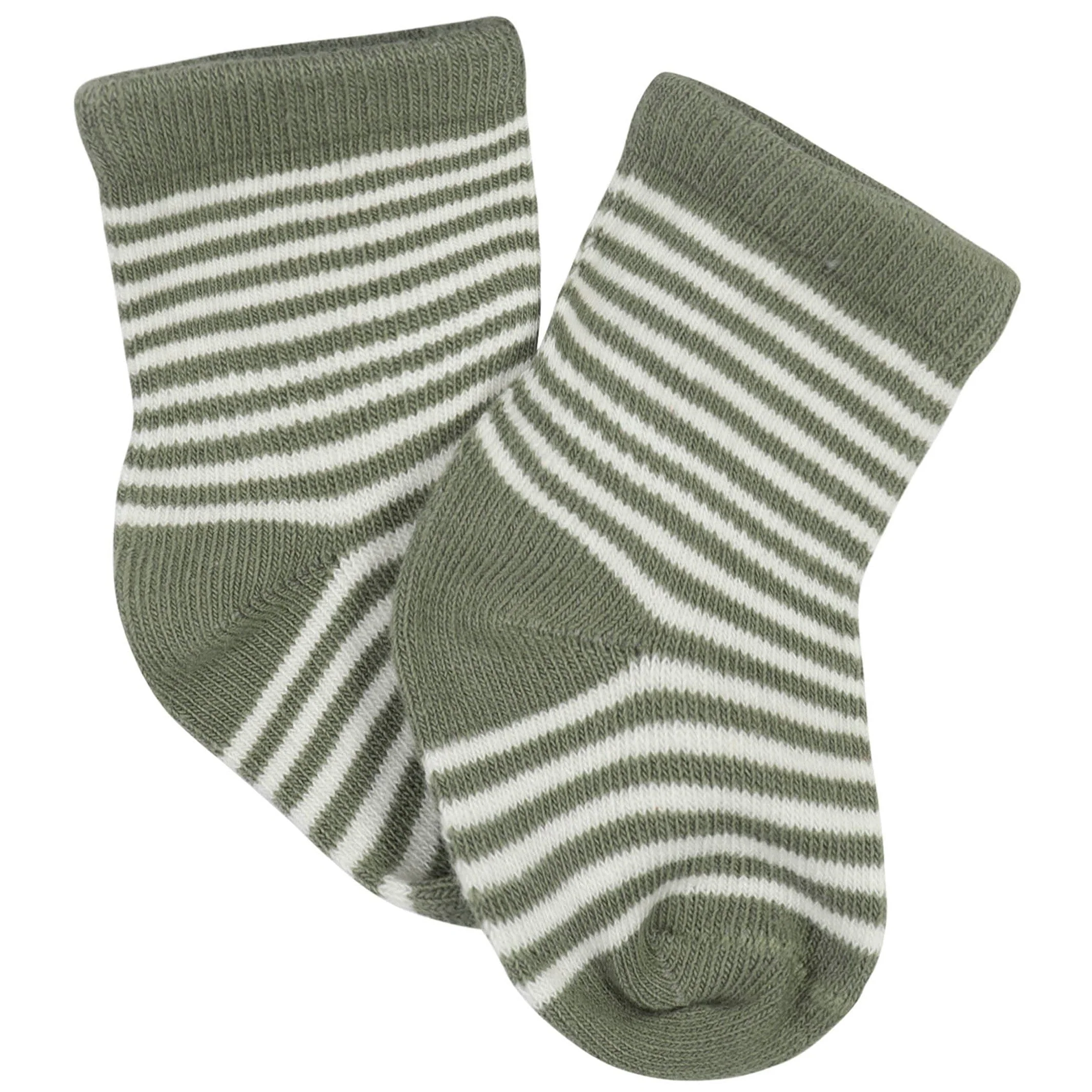 12-Pack Baby Boys Dino, Lion, & Camping Wiggle-Proof™ Socks - Image 2