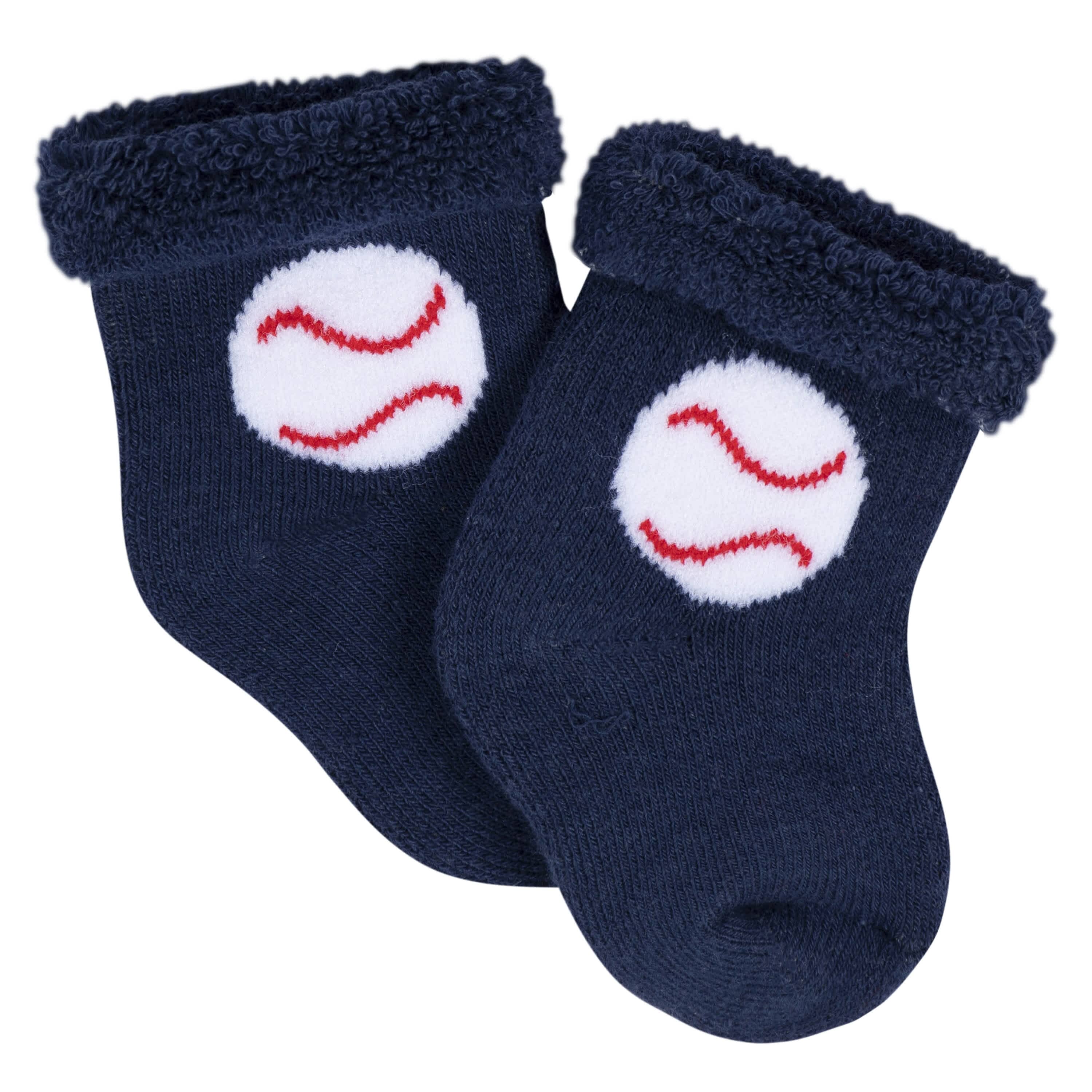 12-Pack Baby Boys All Star Terry Wiggle Proof® Socks - Image 5