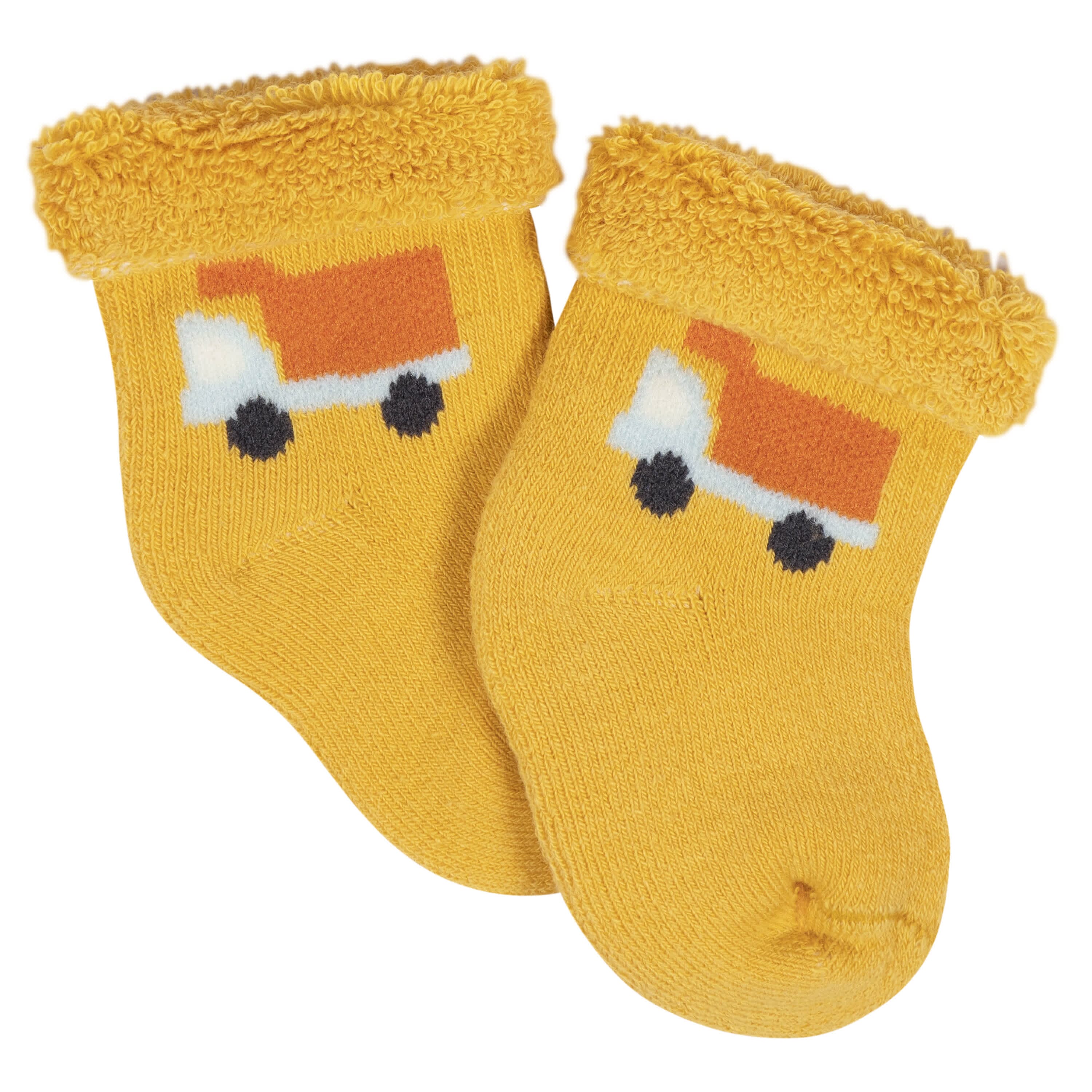 12-Pack Baby Boys Transportation Zone Terry Wiggle Proof® Socks - Image 5