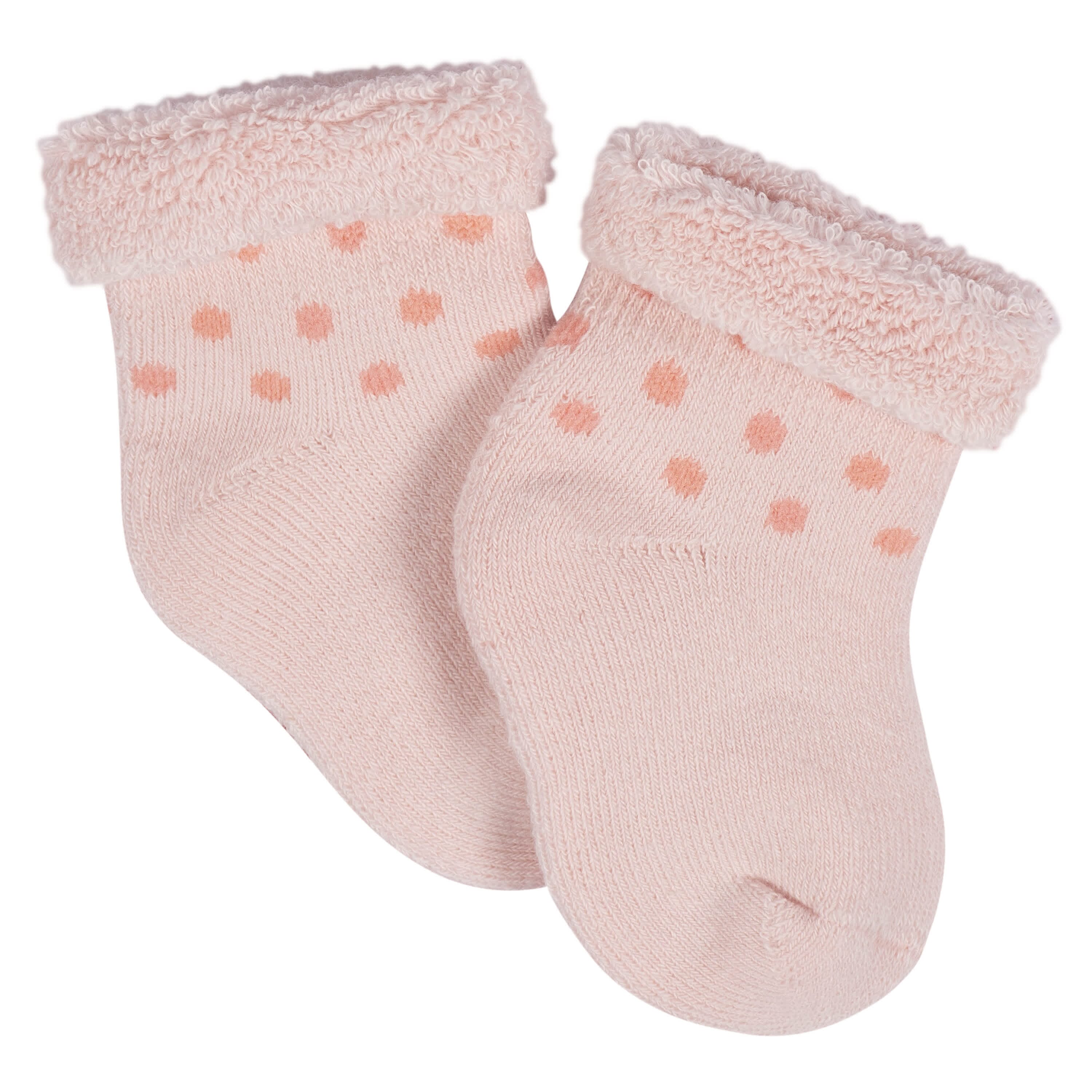 12-Pack Baby Girls Golden Floral Terry Wiggle Proof® Socks - Image 4