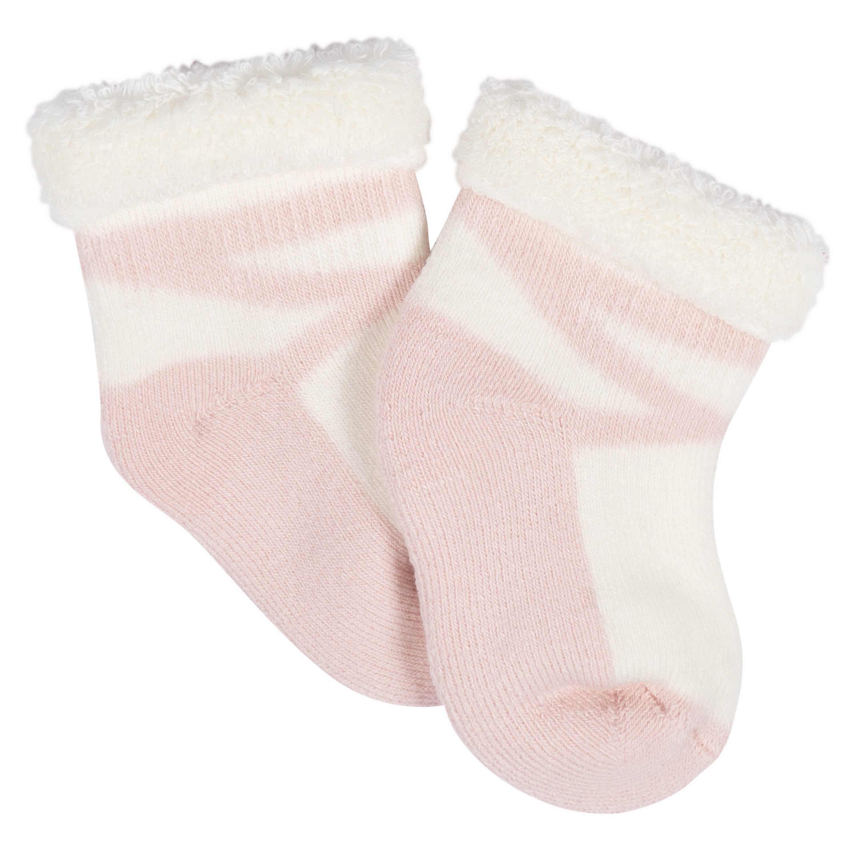 12-Pack Baby Girls Golden Floral Terry Wiggle Proof® Socks - Image 7