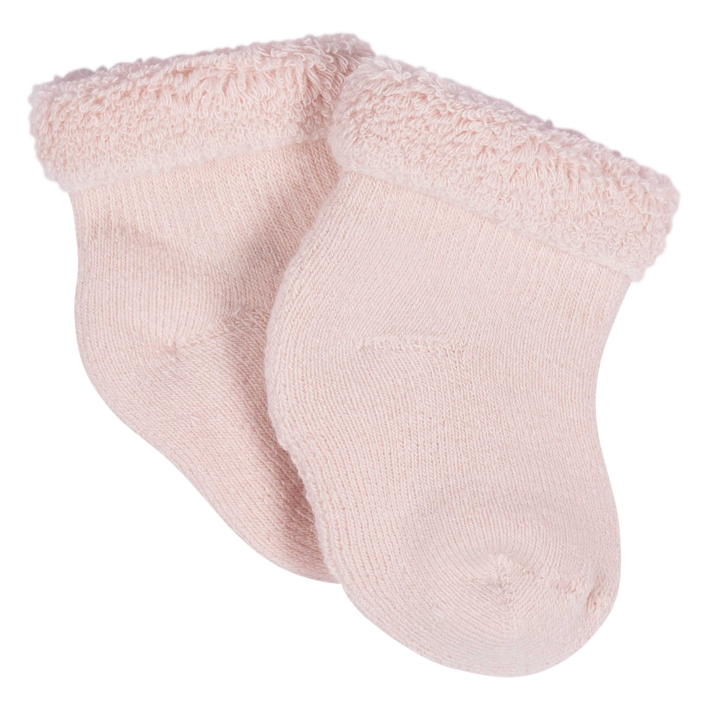 12-Pack Baby Girls Golden Floral Terry Wiggle Proof® Socks - Image 9