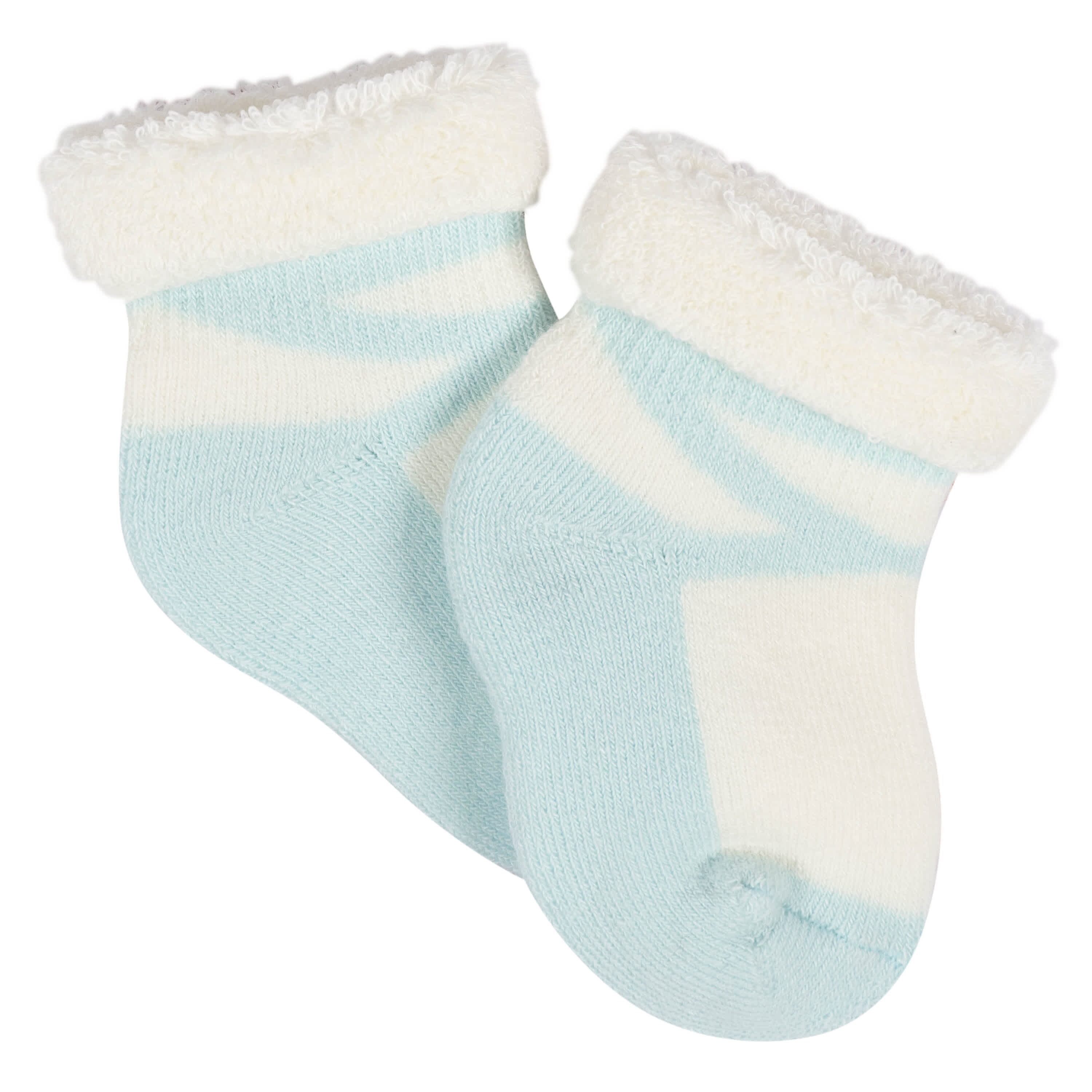 12-Pack Baby Girls Lavender Garden Terry Wiggle Proof® Socks - Image 5
