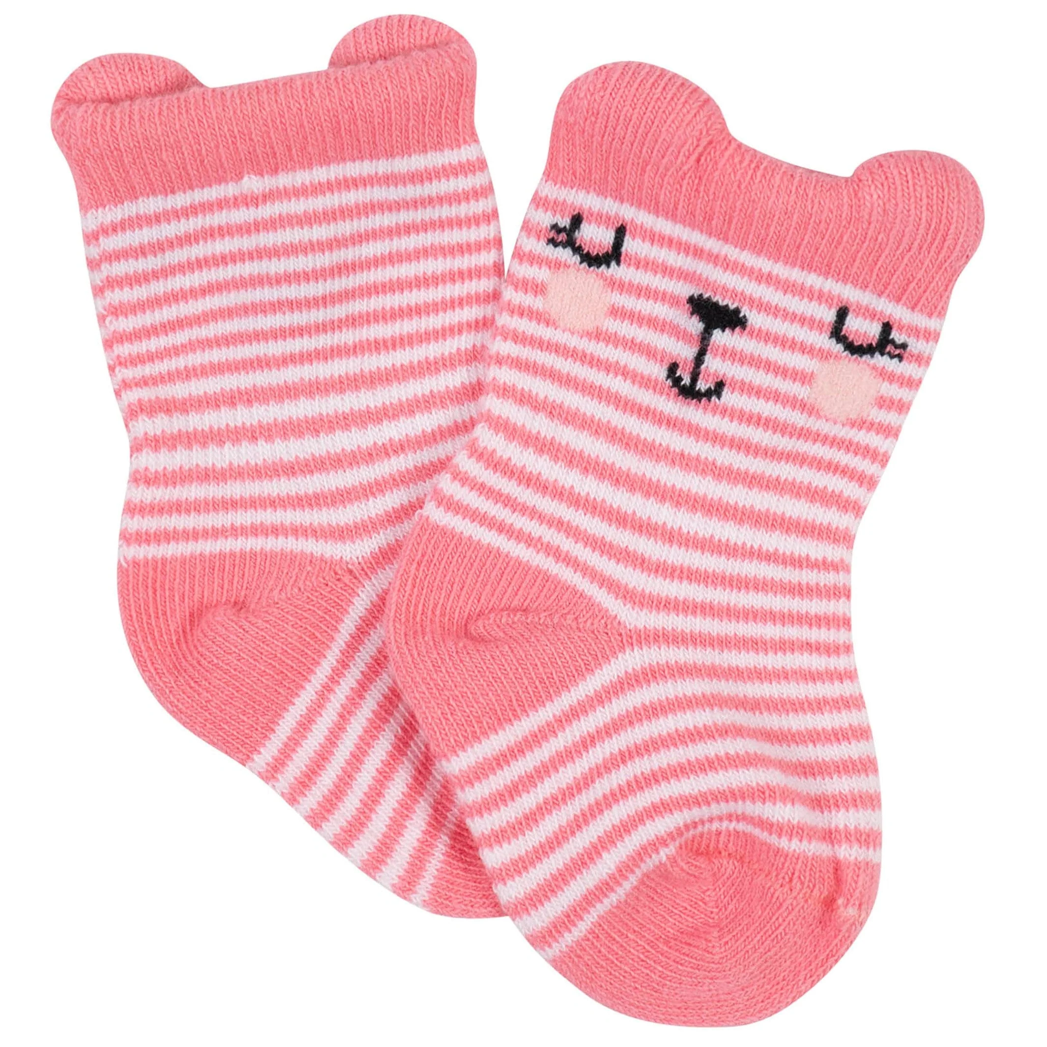 12-Pack Baby Girls Love, Floral, & Fairy Tale Wiggle-Proof™ Socks - Image 12