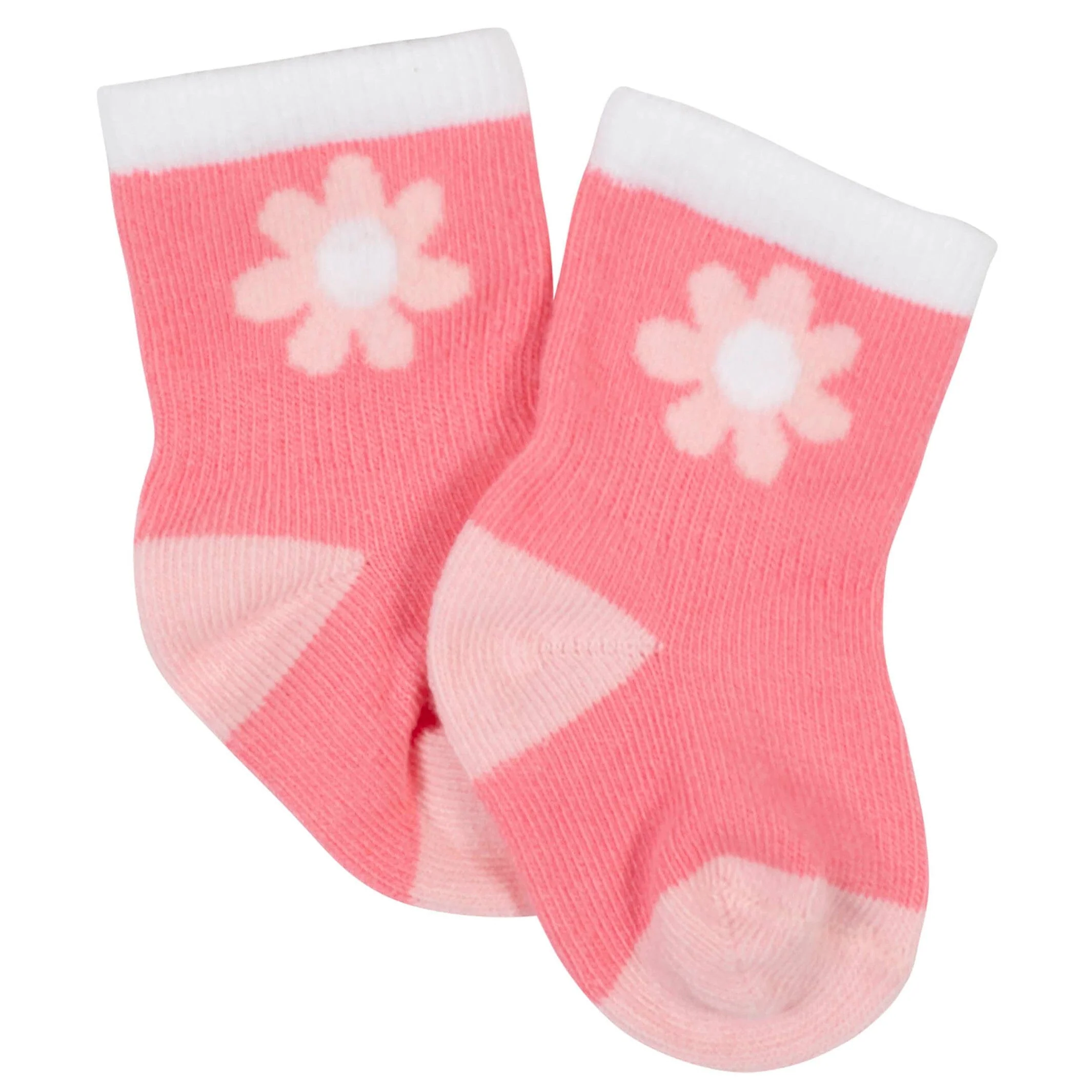 12-Pack Baby Girls Love, Floral, & Fairy Tale Wiggle-Proof™ Socks - Image 13