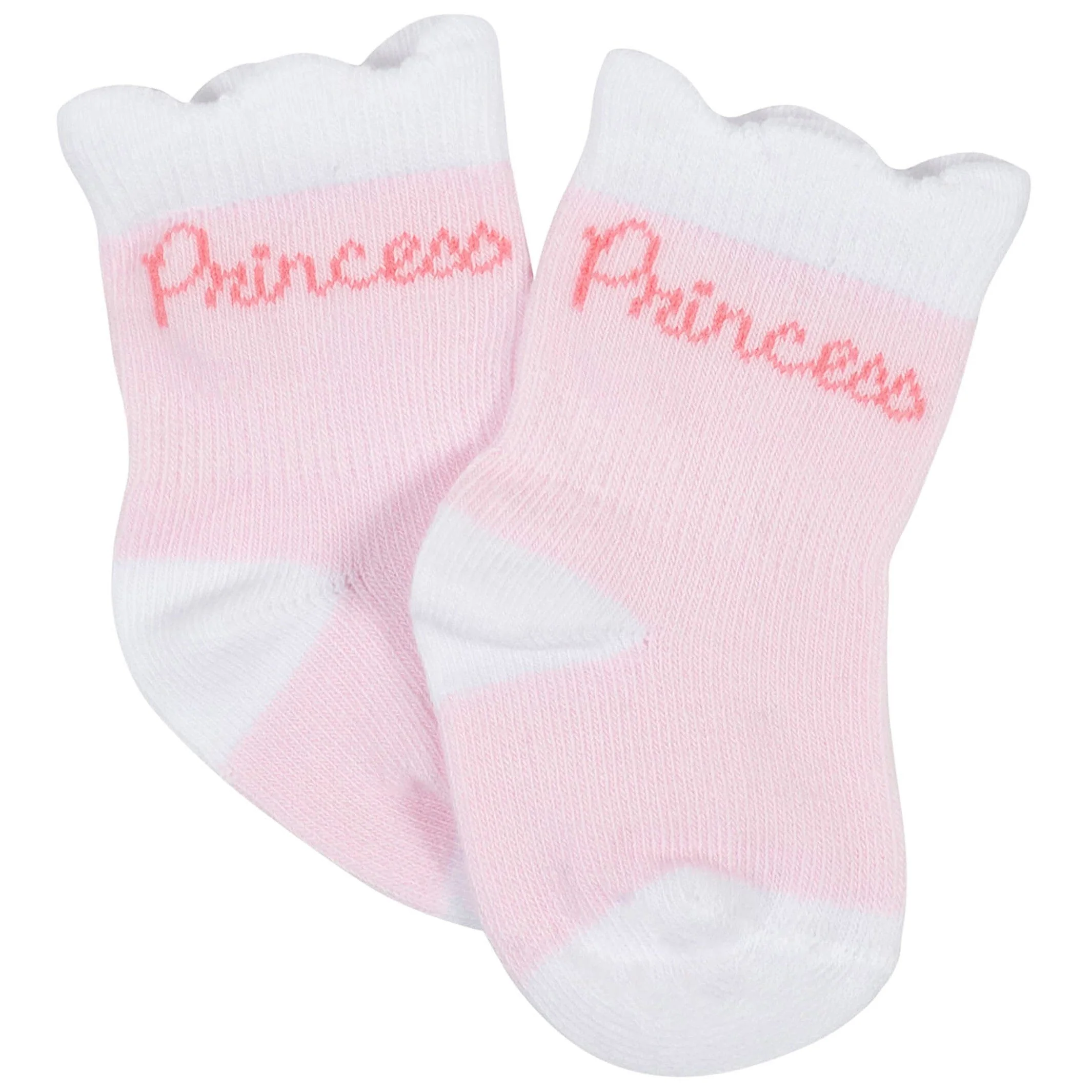 12-Pack Baby Girls Love, Floral, & Fairy Tale Wiggle-Proof™ Socks - Image 5