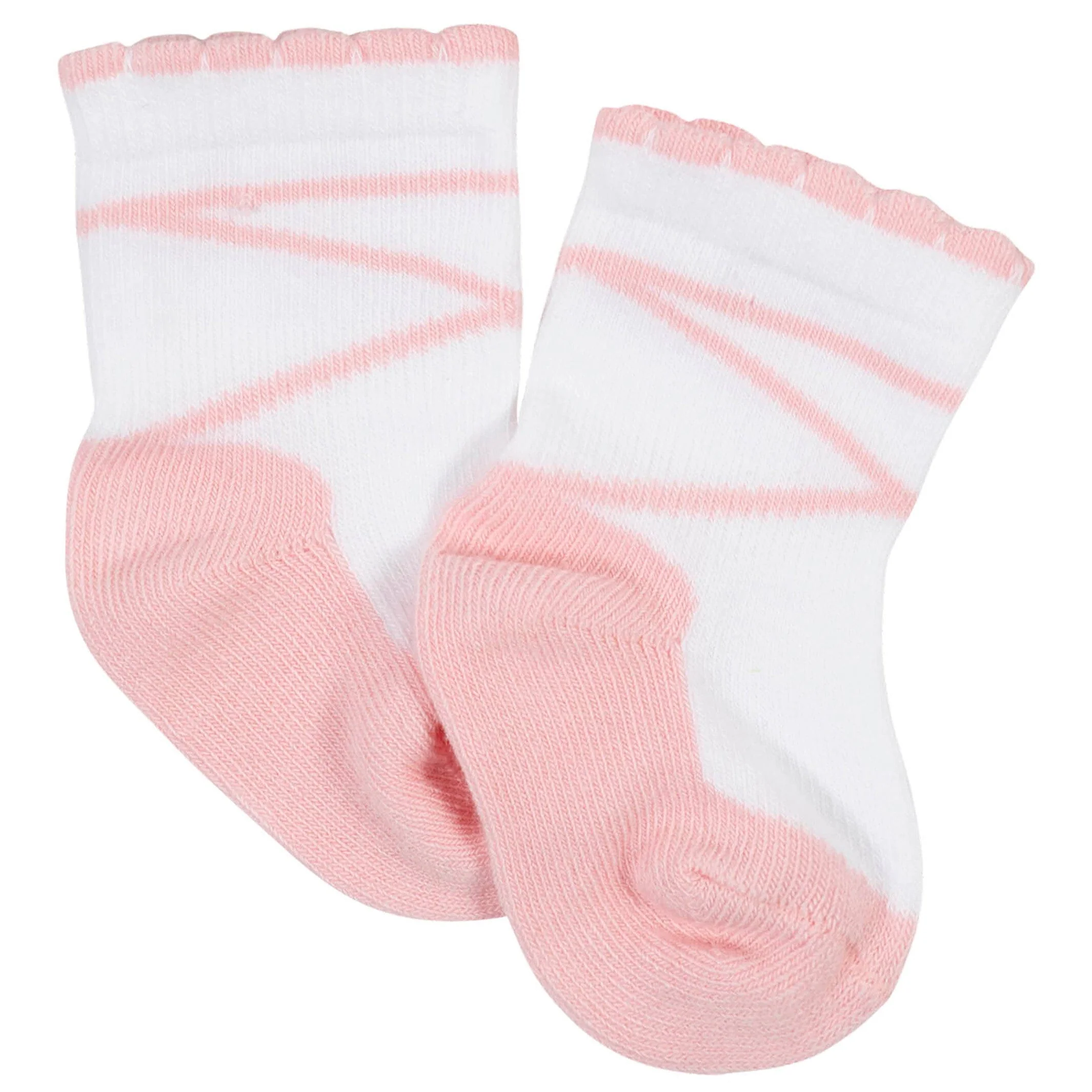 12-Pack Baby Girls Love, Floral, & Fairy Tale Wiggle-Proof™ Socks - Image 7