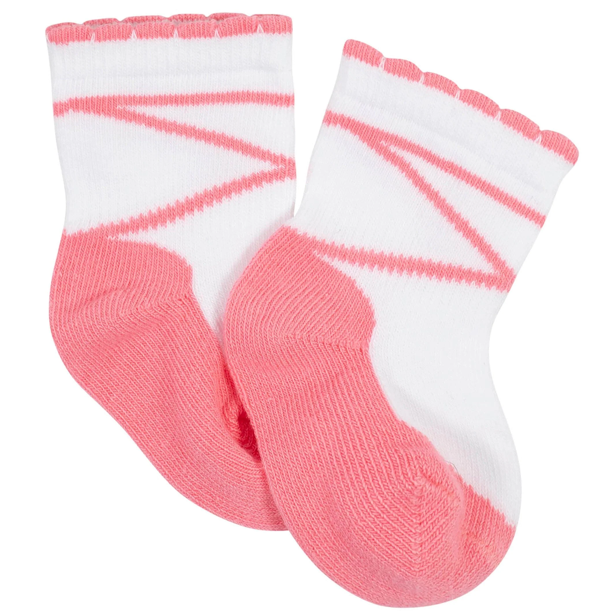 12-Pack Baby Girls Love, Floral, & Fairy Tale Wiggle-Proof™ Socks - Image 8