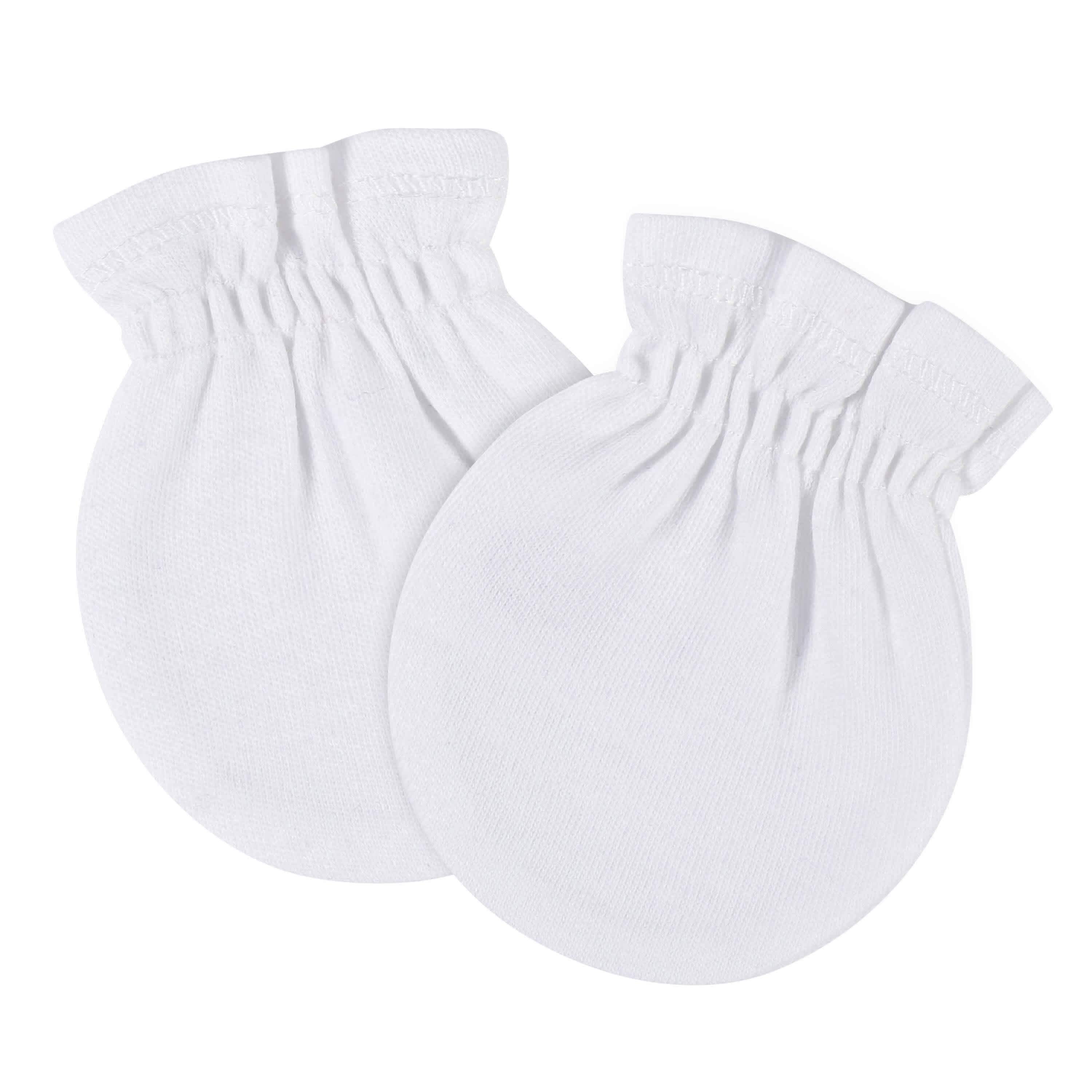 12-Pack Baby Neutral Pink, Gray, & White No Scratch Mittens - Image 4