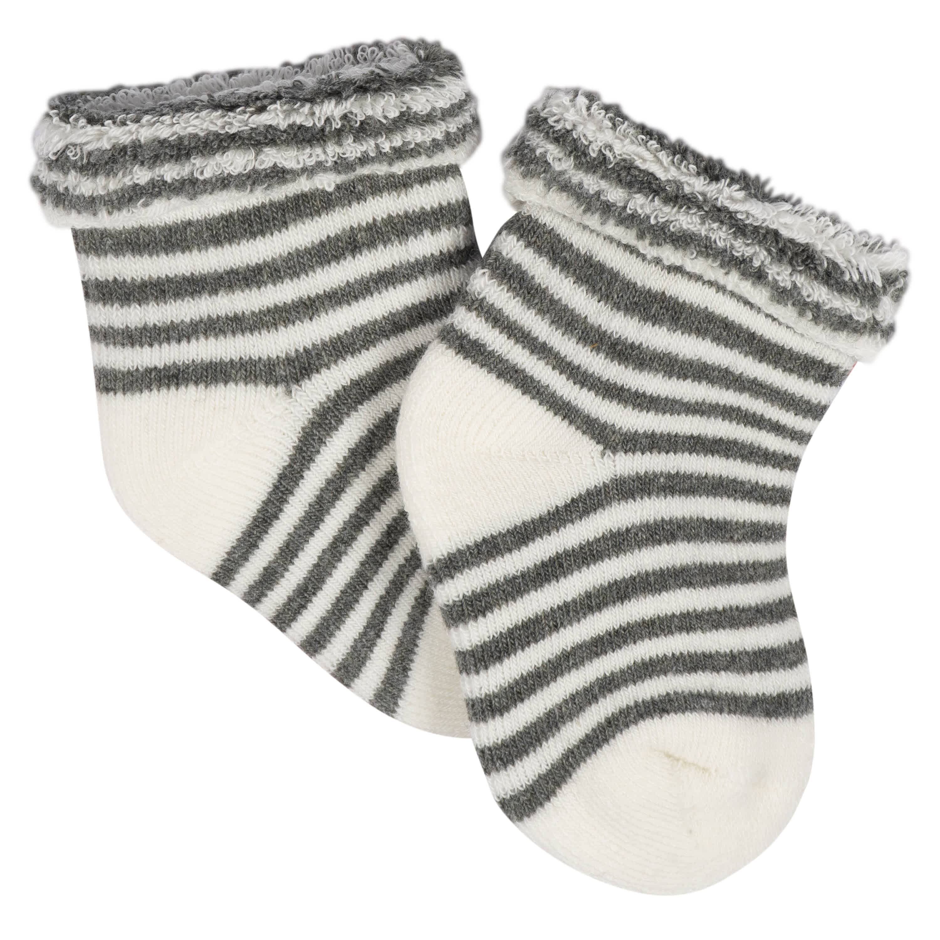 12-Pack Baby Neutral Southwest Terry Wiggle Proof® Socks - Image 4