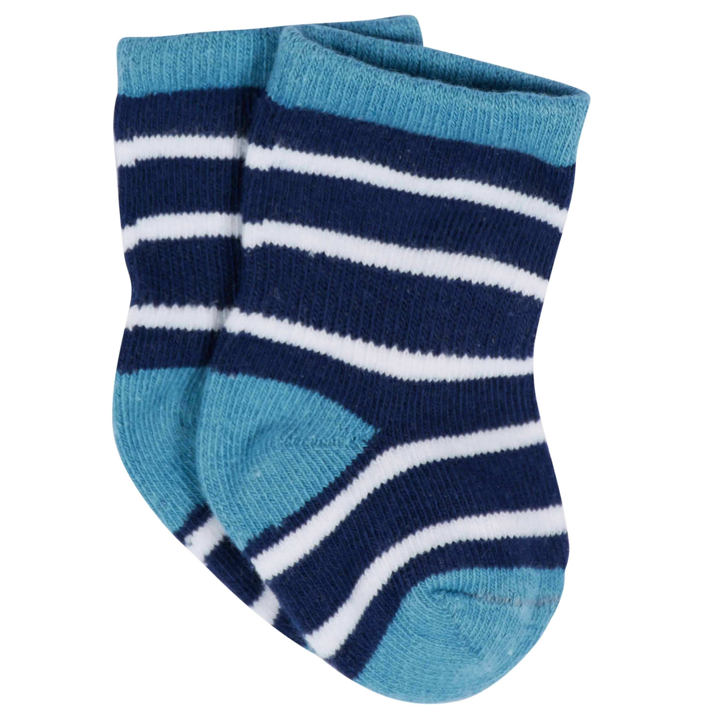 12-Pack Baby & Toddler Boys Construction Zone Jersey Crew Wiggle Proof® Socks - Image 10