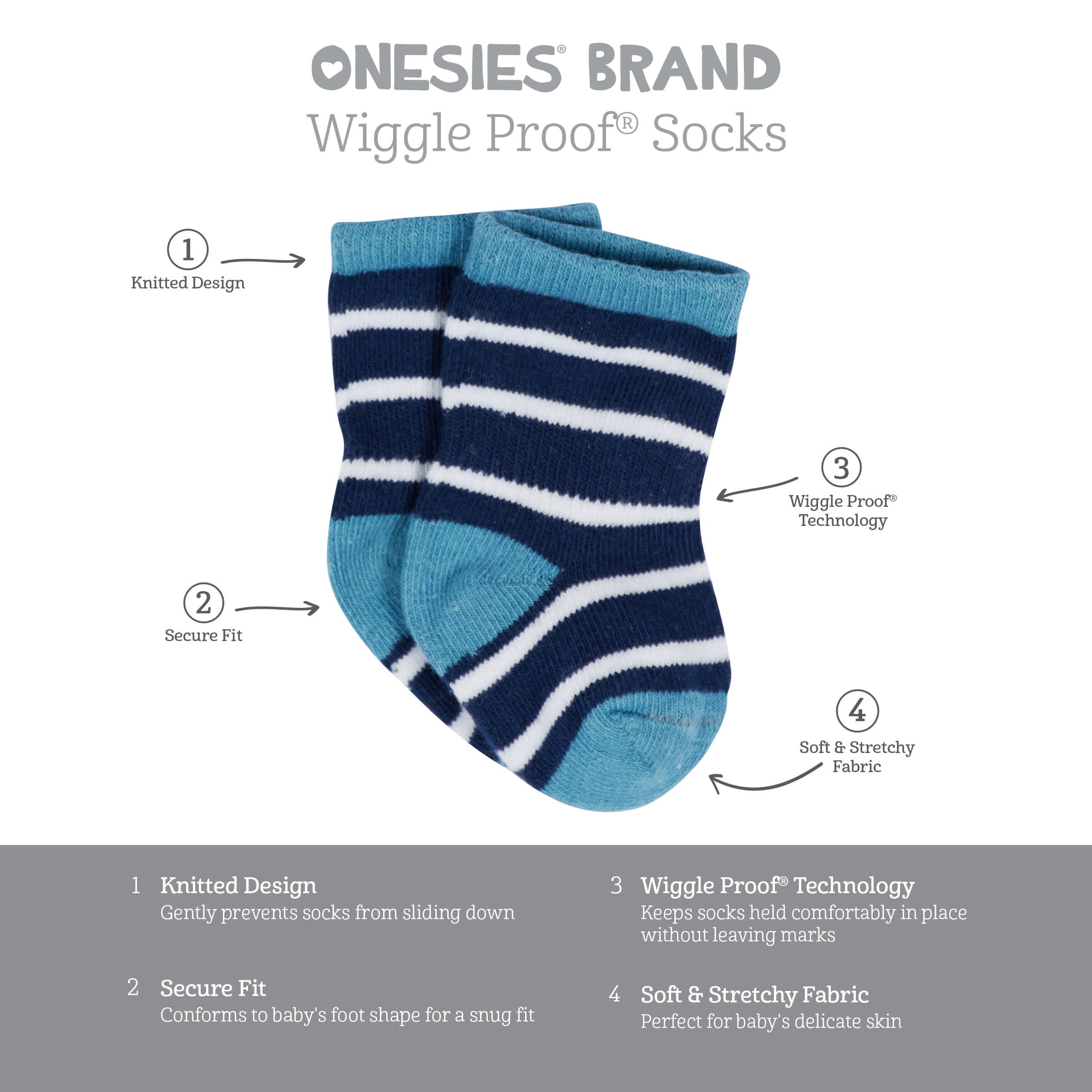 12-Pack Baby & Toddler Boys Construction Zone Jersey Crew Wiggle Proof® Socks - Image 14