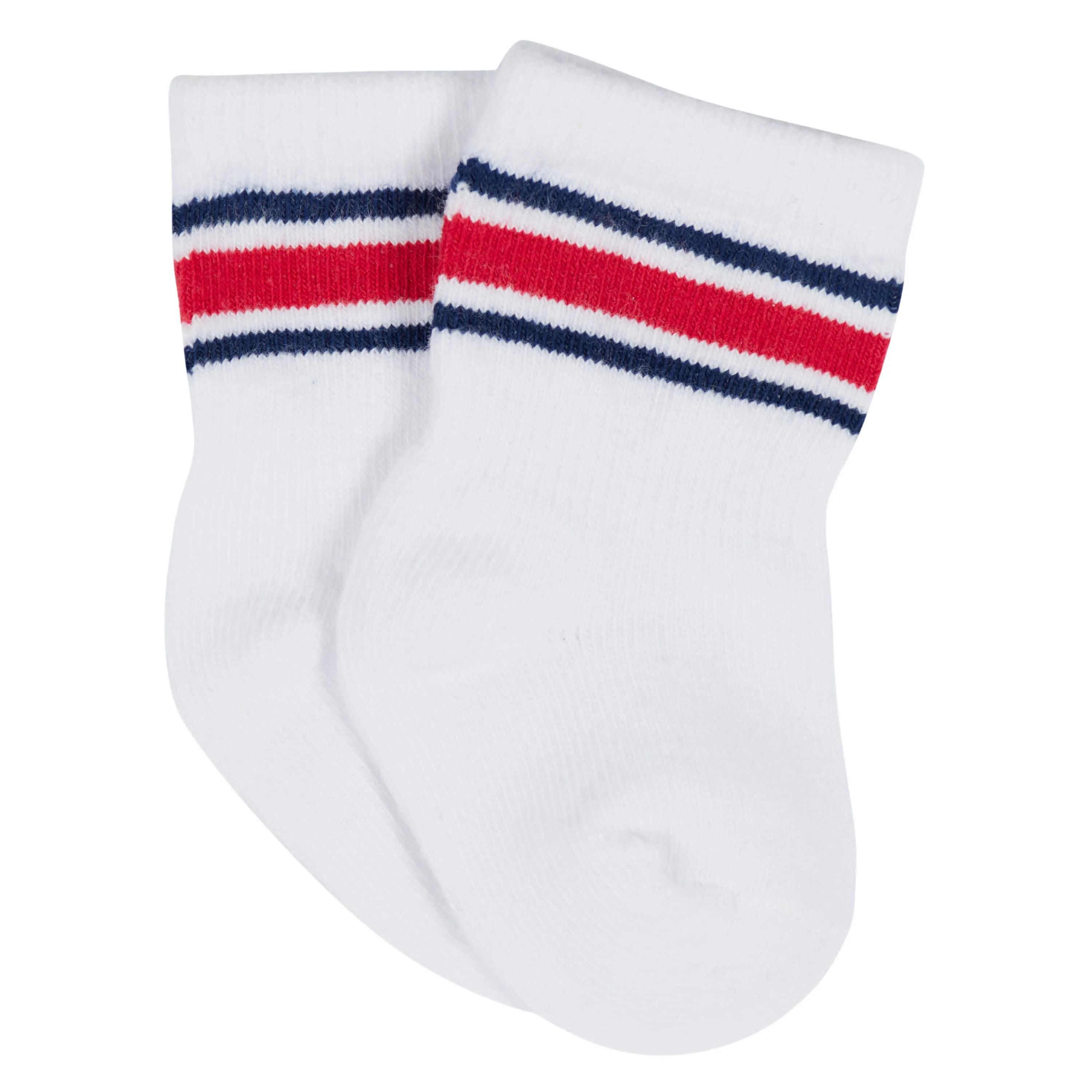 12-Pack Baby & Toddler Boys Construction Zone Jersey Crew Wiggle Proof® Socks - Image 3