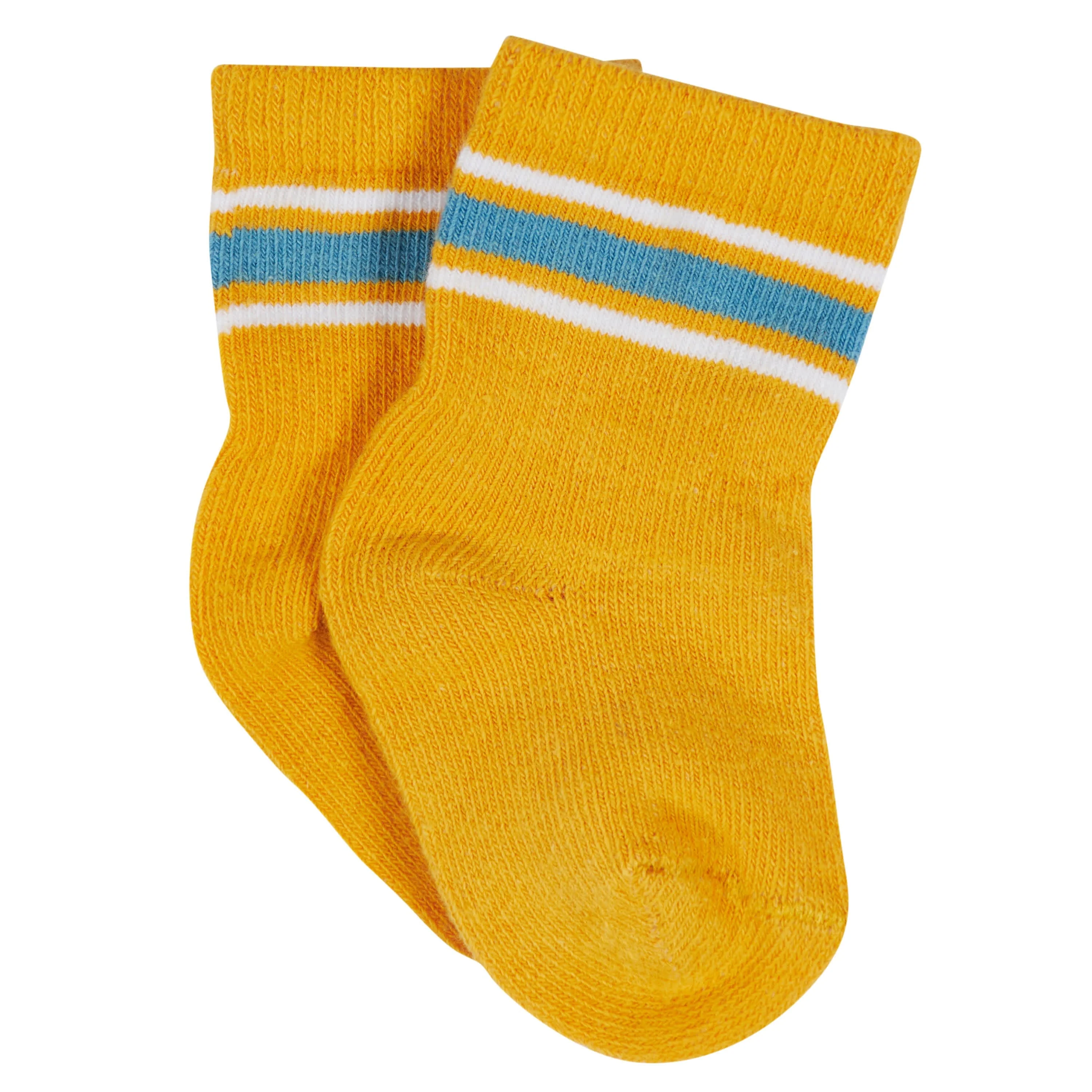 12-Pack Baby & Toddler Boys Construction Zone Jersey Crew Wiggle Proof® Socks - Image 4