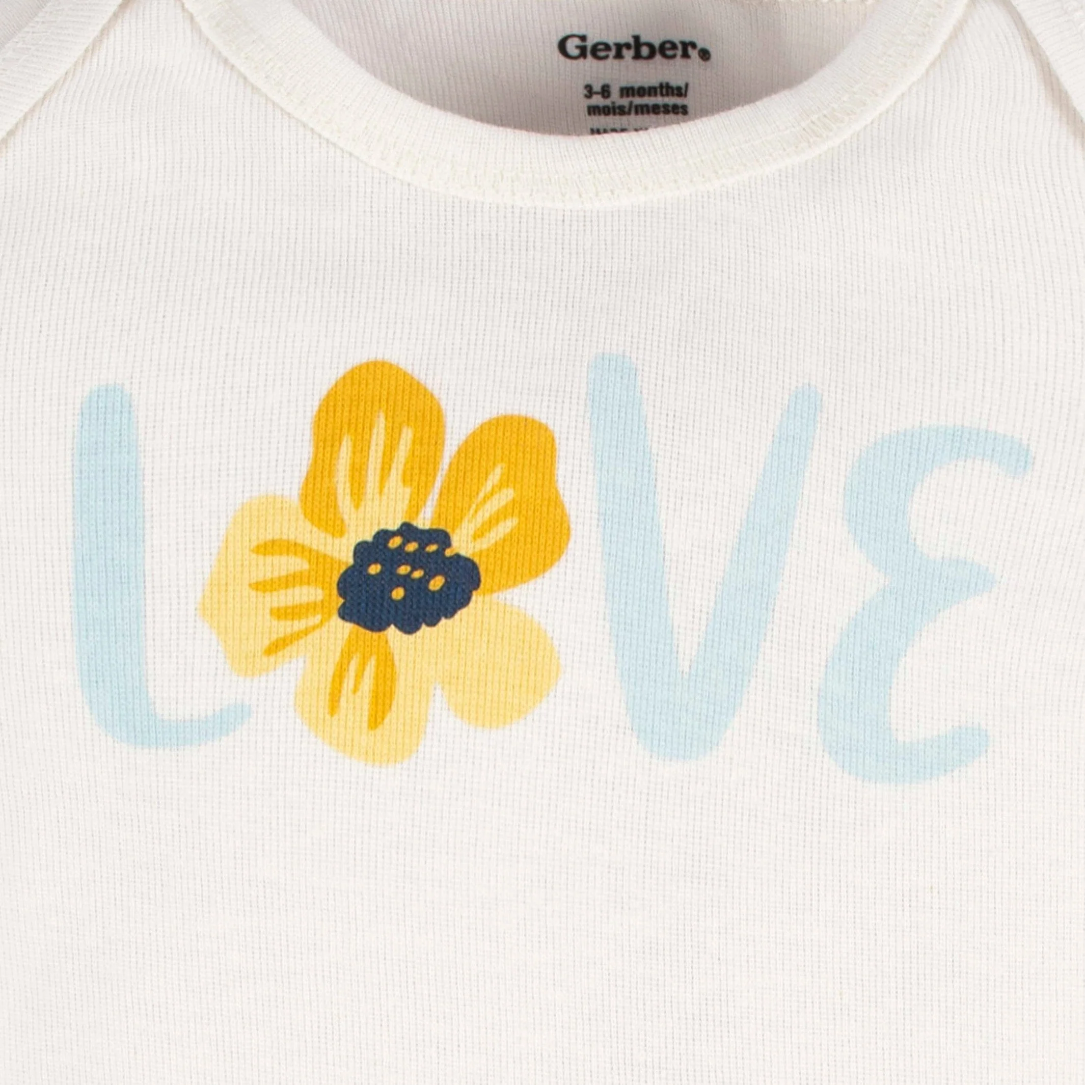 12-Piece Baby Girls Blue Flowers Layette Bundle - Image 4
