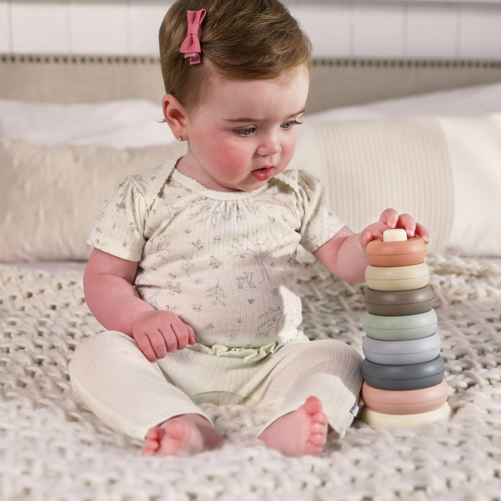 12-Piece Baby Girls Deer Everyday Basics Gift Set - Image 2