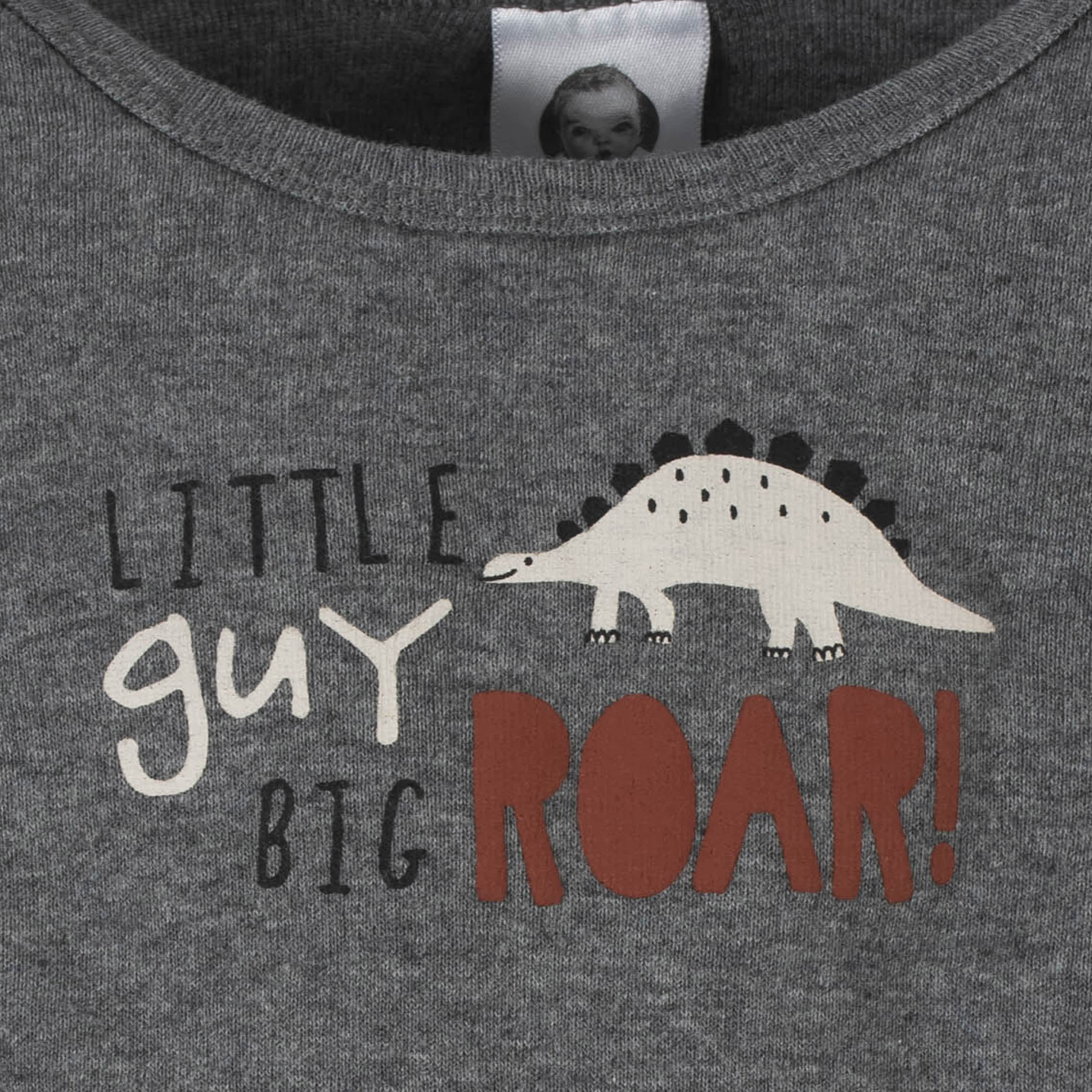 16-Piece Baby Boys Dino Gown, Mitten, Cap, & Sock Set - Image 3