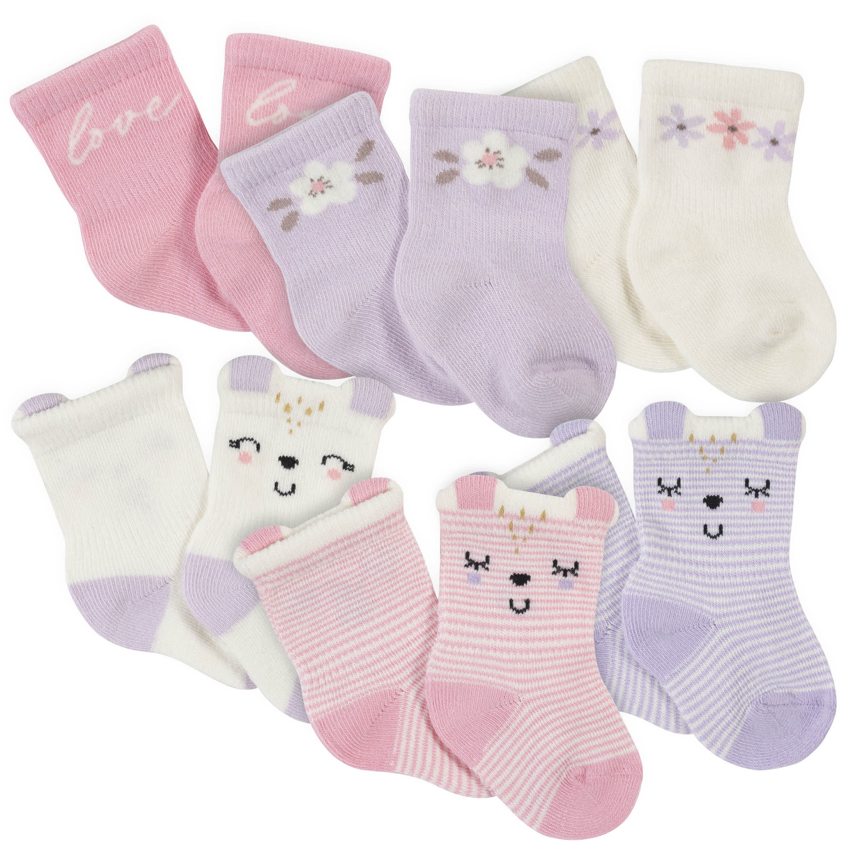 16-Piece Baby Girls Bunny Ballerina Gown, Mitten, Cap, & Sock Set - Image 6