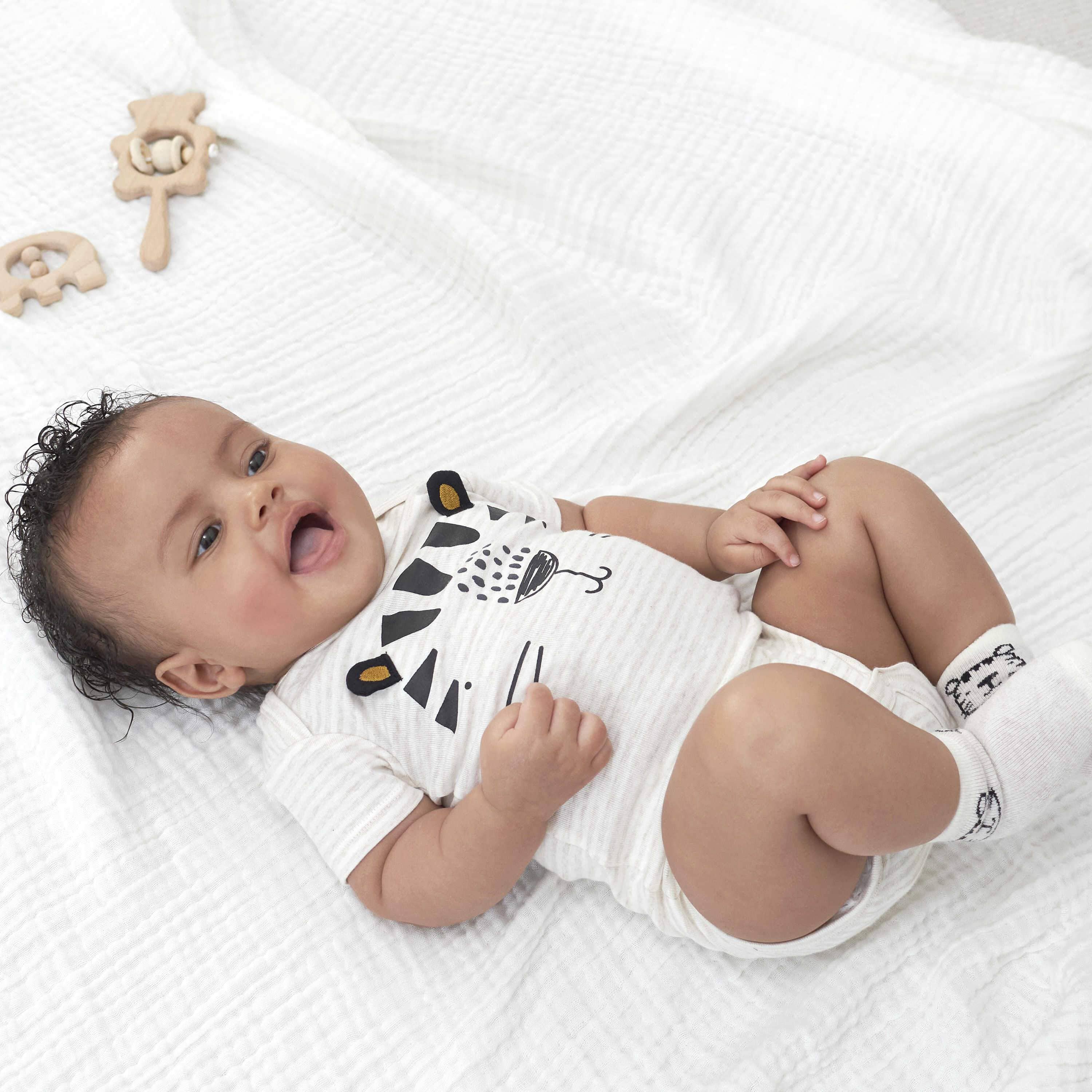 17-Piece Baby Boys Tiger Apparel & Blankets Set - Image 15