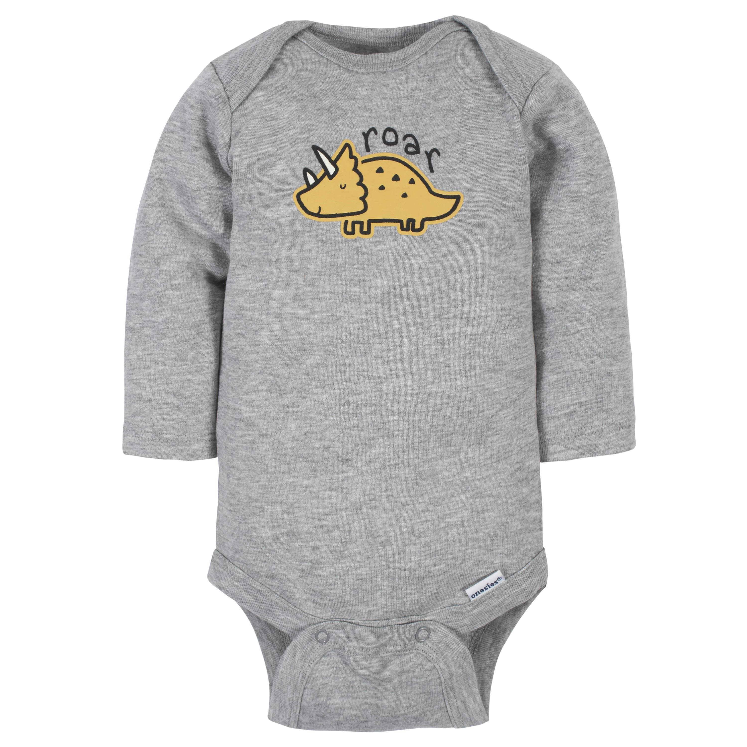 18-Piece Baby Boys Dinosaur Sleep 'N Play, Onesies® Bodysuit, and Burpcloth Set - Image 6