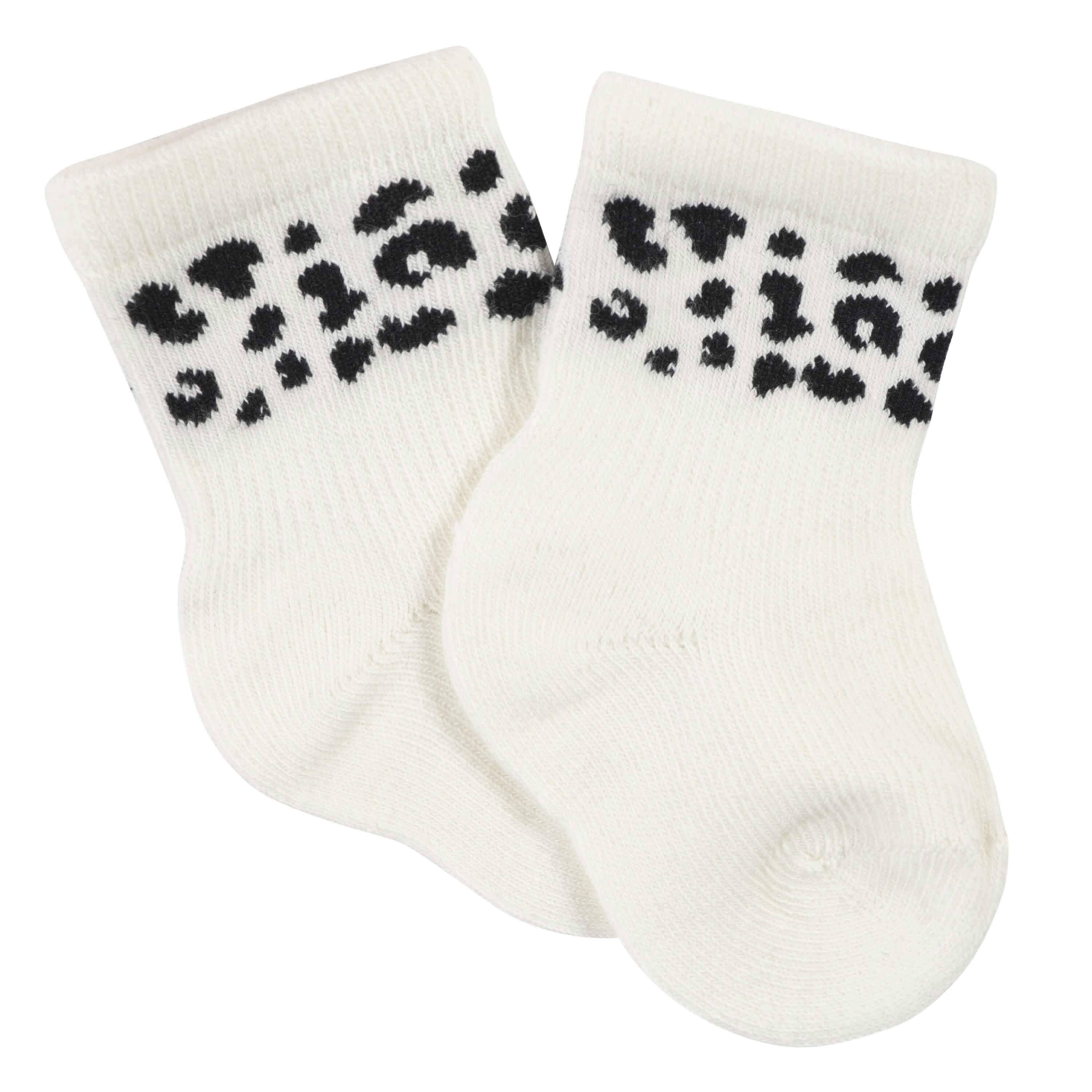 18-Piece Baby Girls Leopard Onesies® Bodysuit, Mitten, Cap, & Sock Set - Image 10