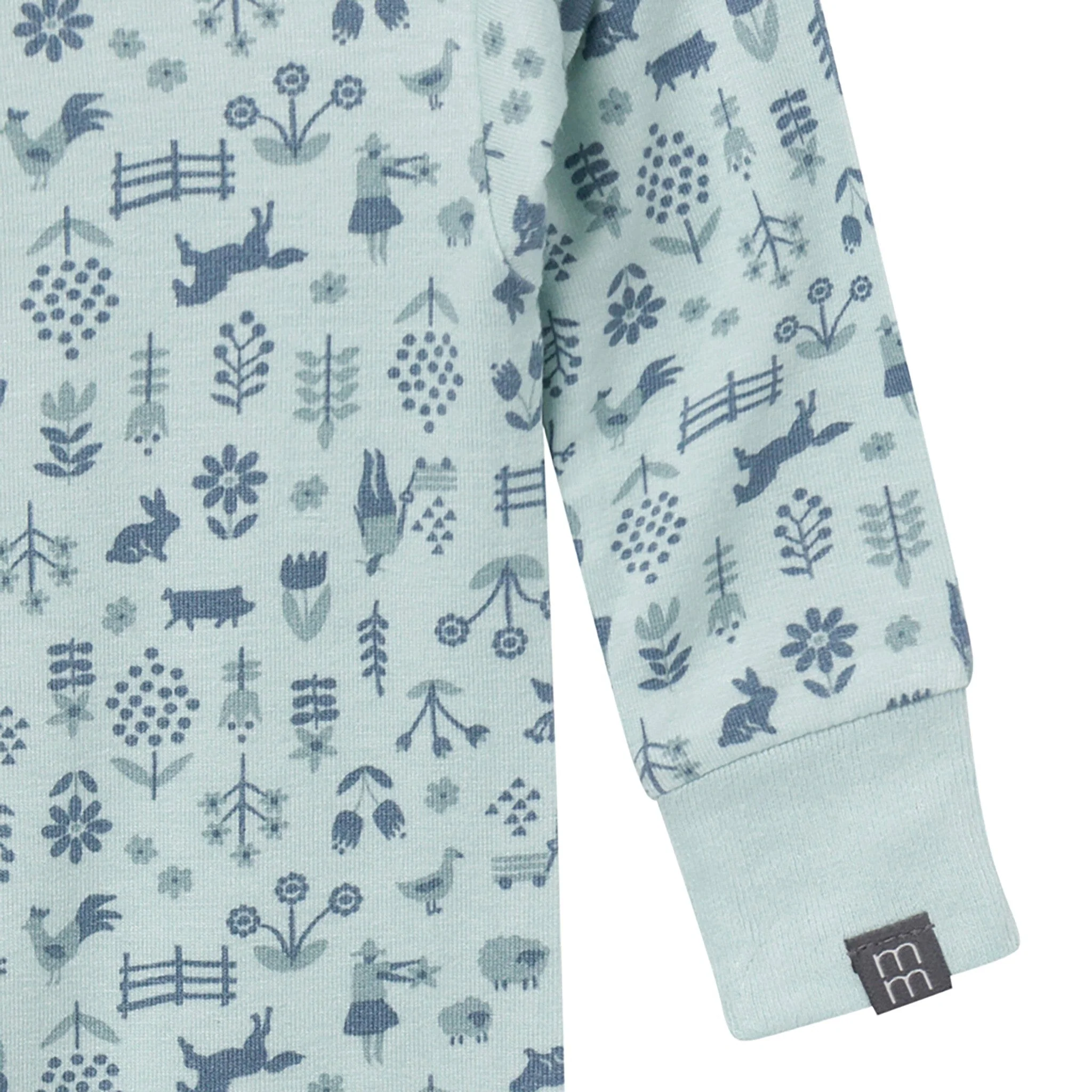2-Pack Neutral Horse Ranch Viscose Snug Fit Footless Pajamas - Image 8