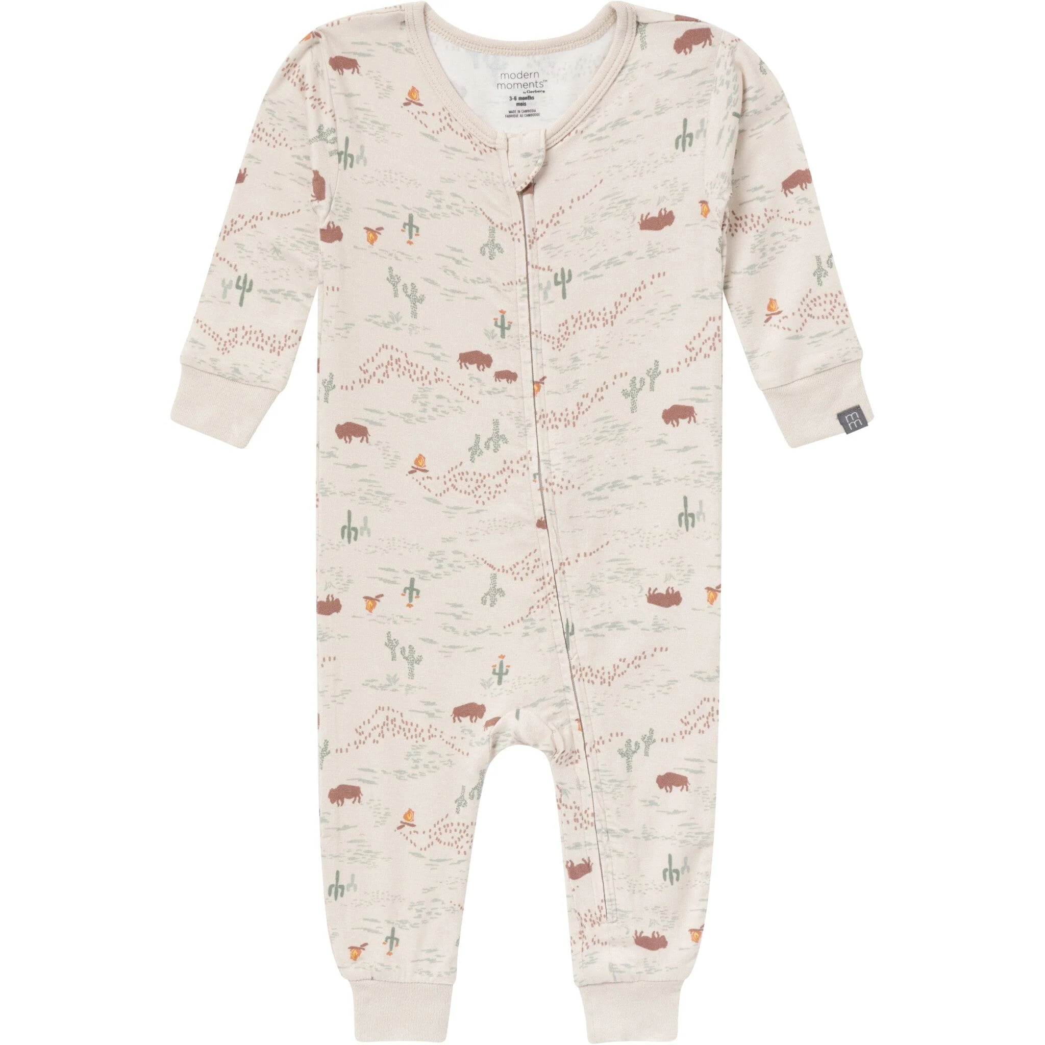 2-Pack Baby & Toddler Boys Buffalo Desert Viscose Snug Fit Footless Pajamas - Image 3