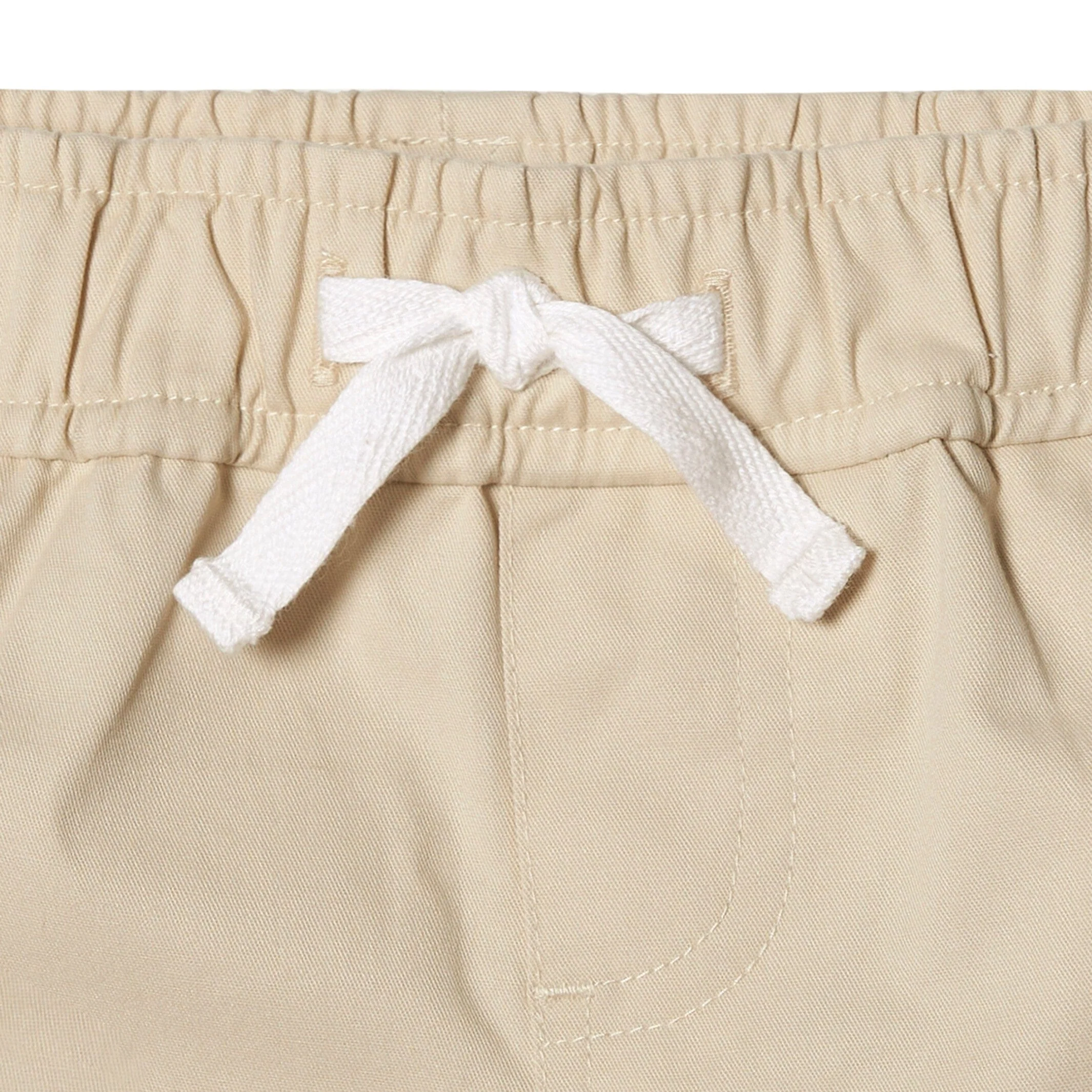 2-Pack Baby & Toddler Boys Navy Stripe and Khaki Twill Shorts - Image 4