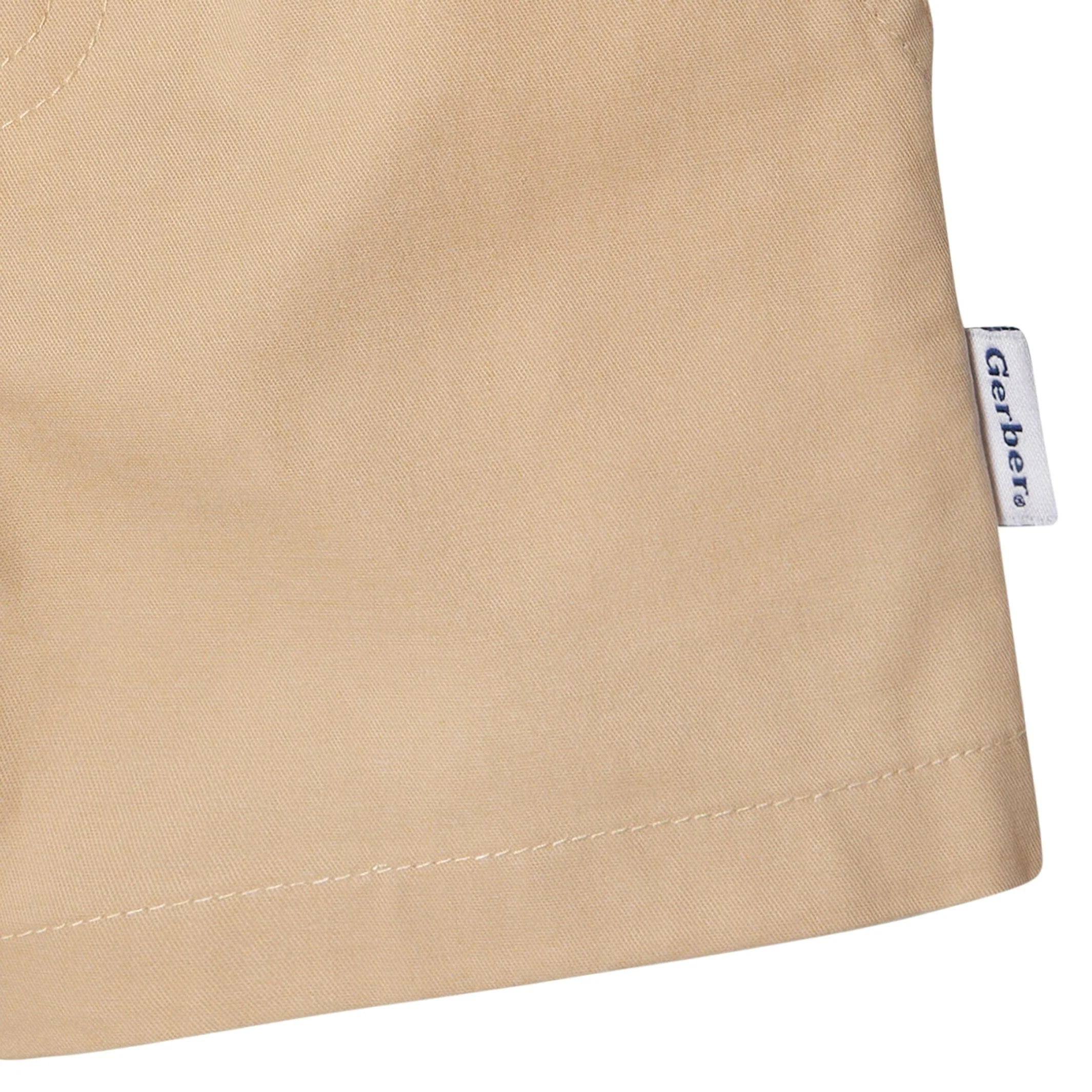 2-Pack Baby & Toddler Boys Olive and Dark Khaki Twill Shorts - Image 6