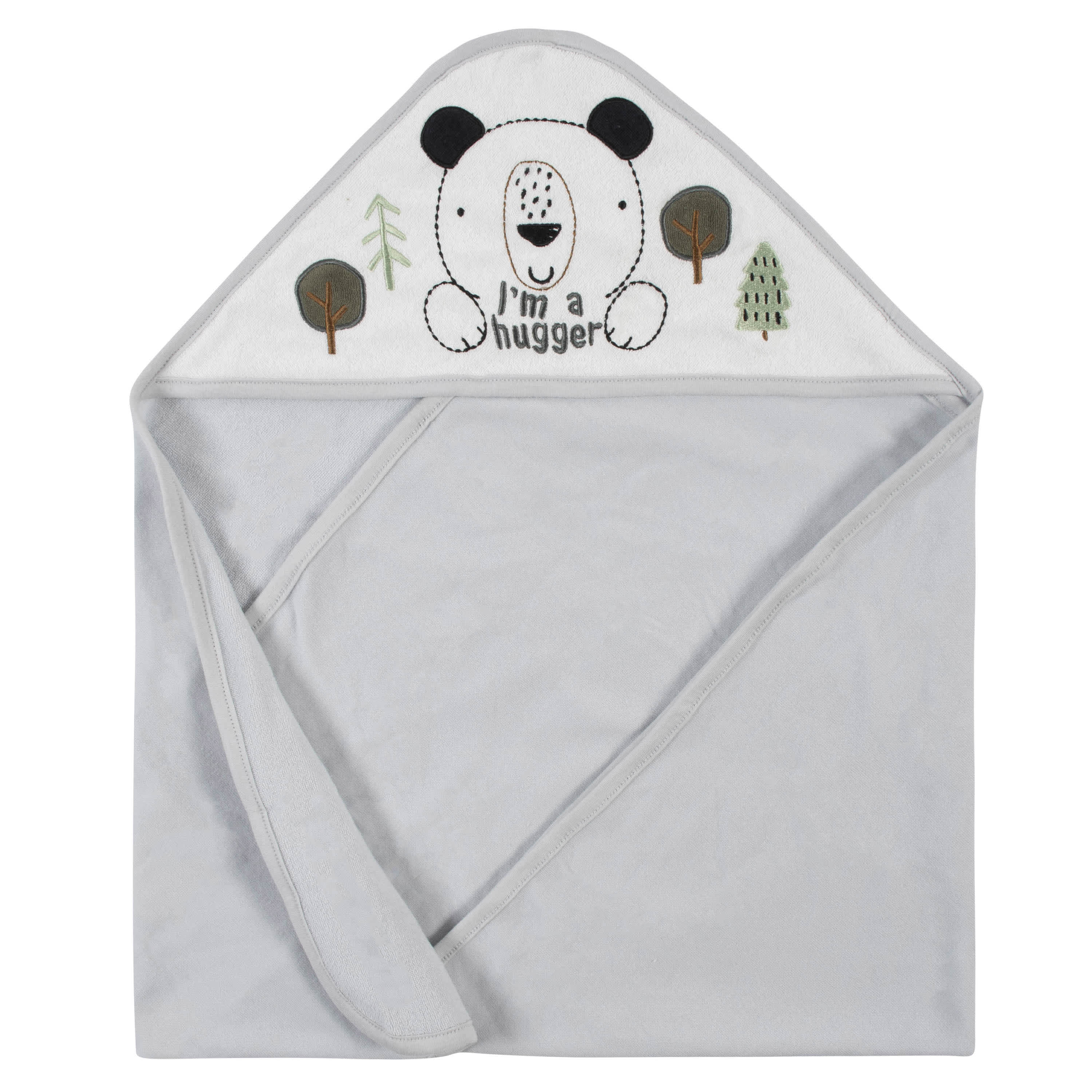 2-Pack Baby Boys Bear Hooded Towels - Image 2
